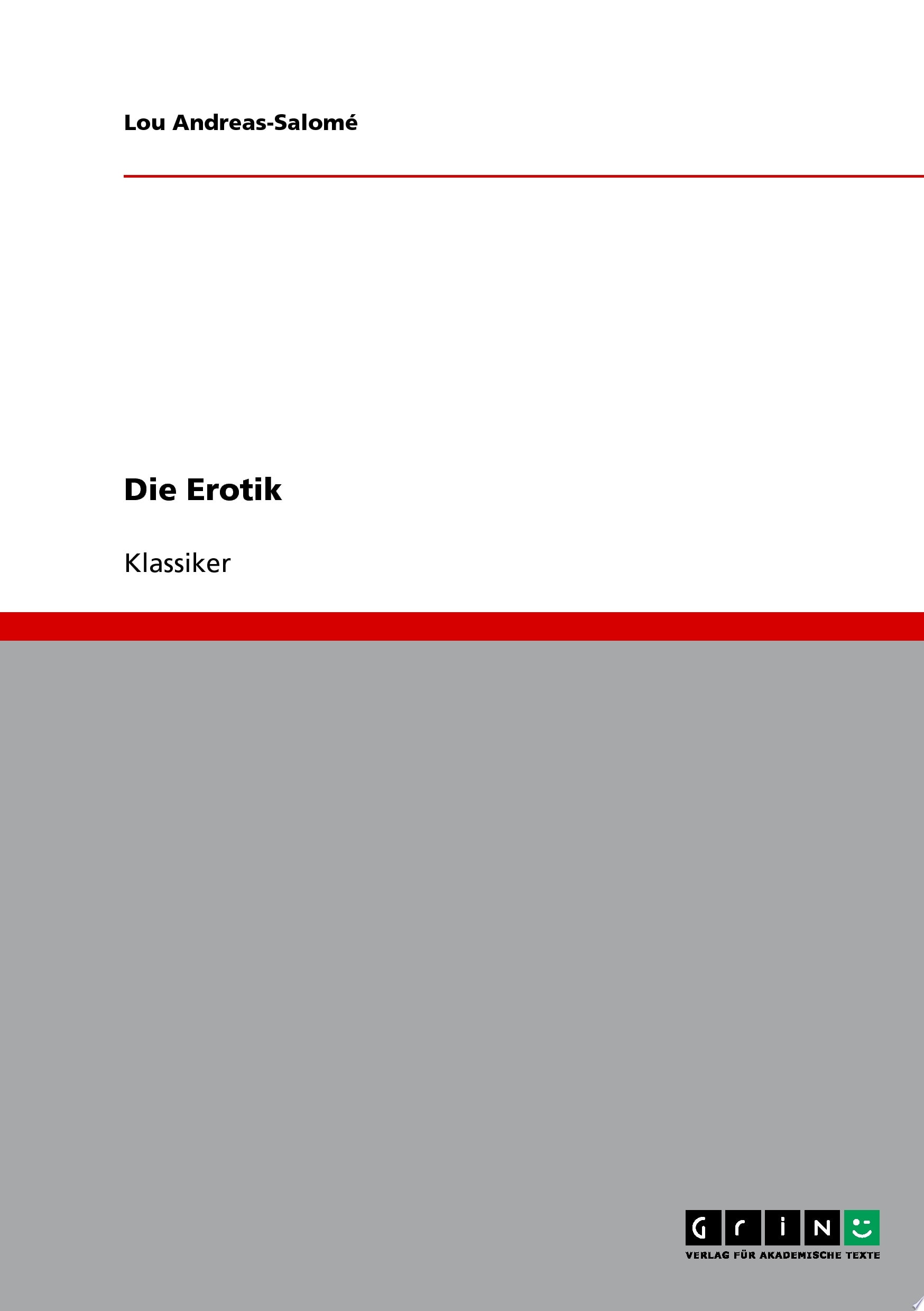 Die Erotik