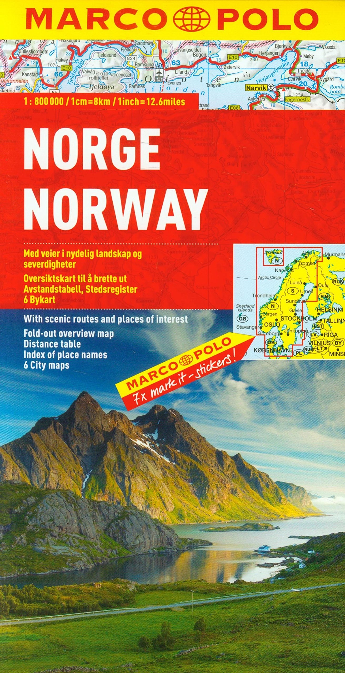 "norvège ; euro carte Marco Polo"