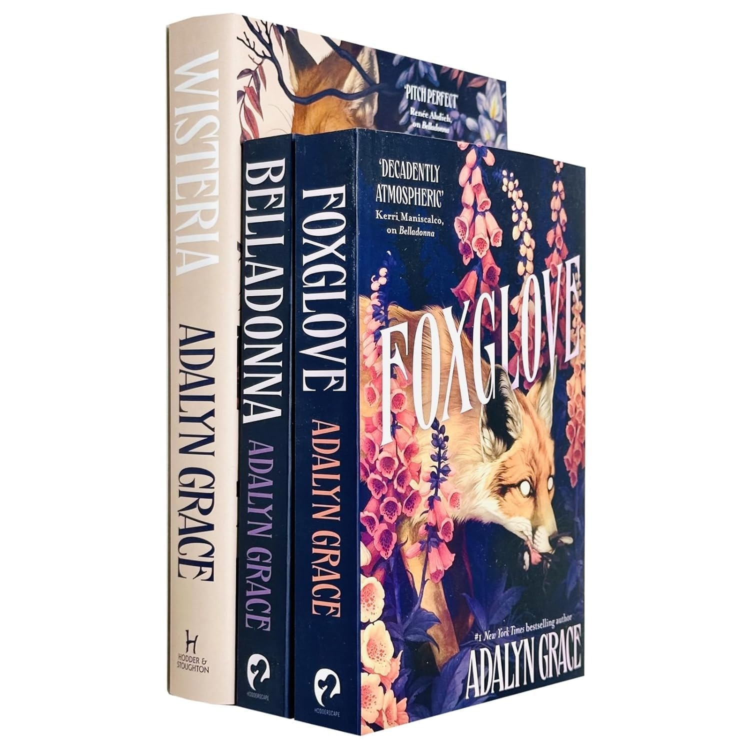 Belladonna Series 3 Books Collection Set By Adalyn Grace (Belladonna, Foxglove & Wisteria)