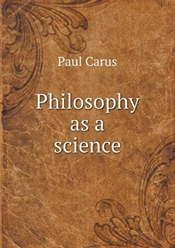 Philosophy As a Science