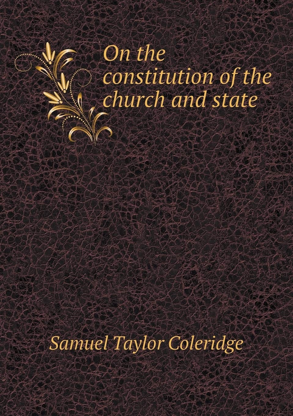 On the constitution of the church and state
