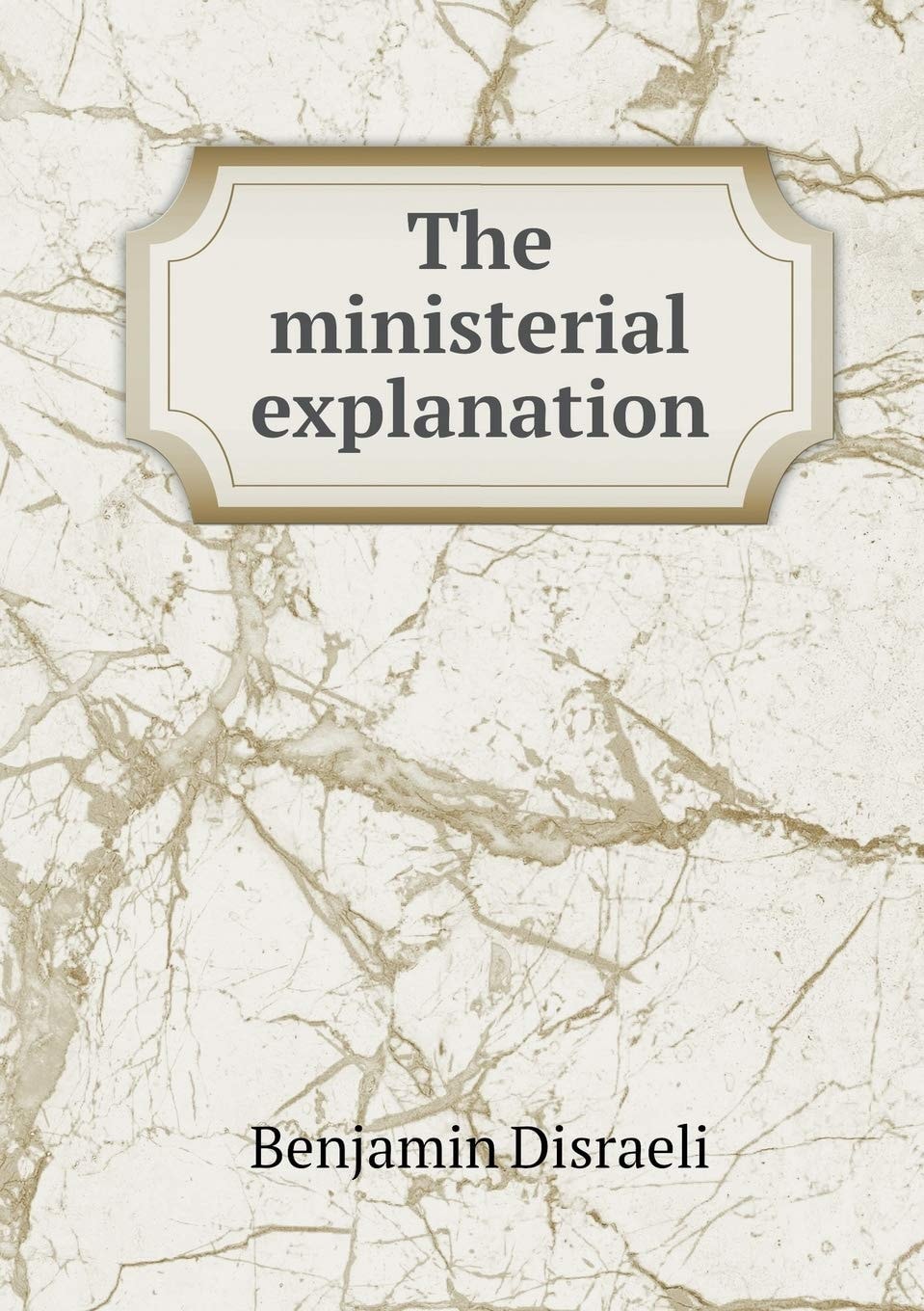 The ministerial explanation