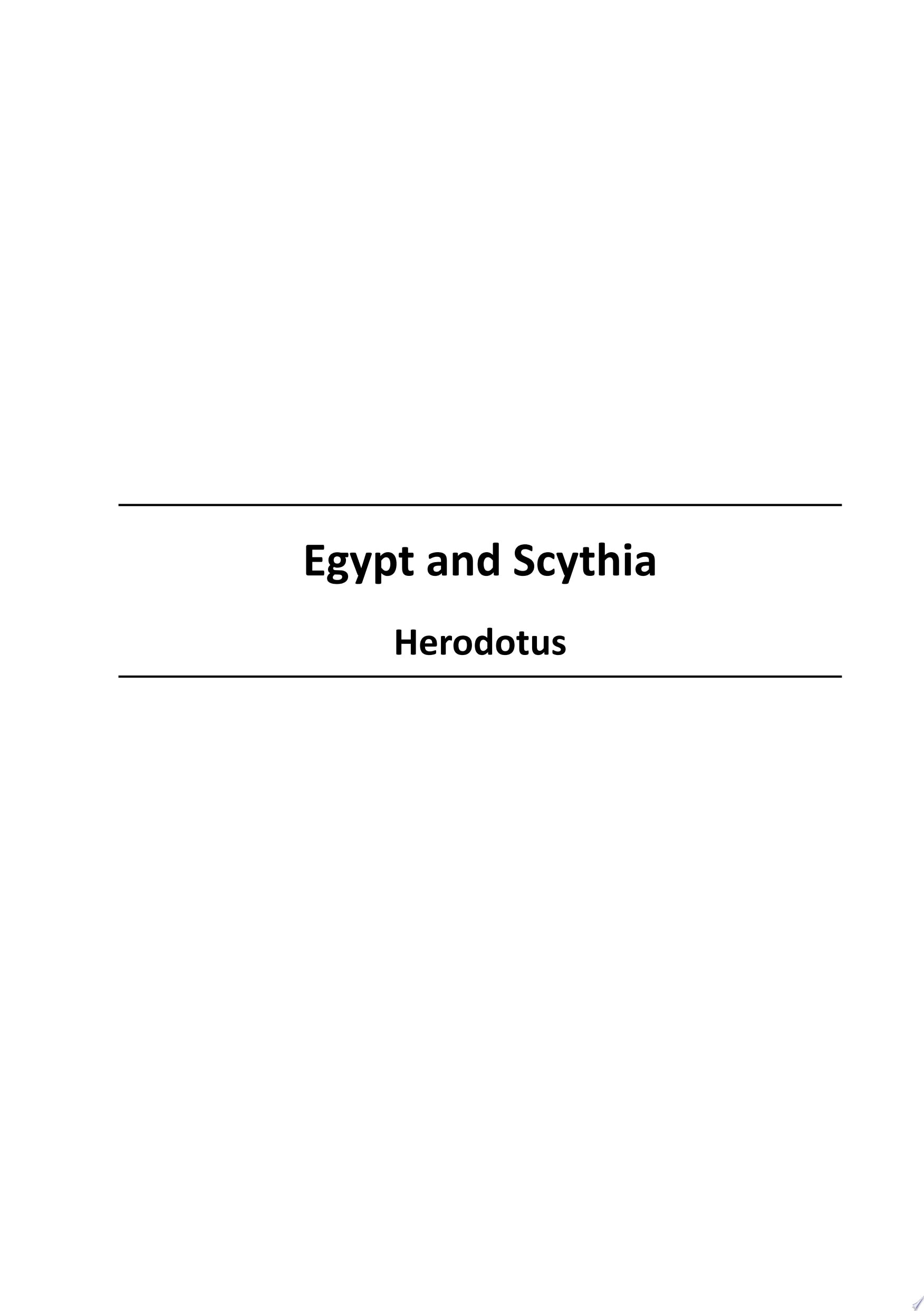 Egypt and Scythia