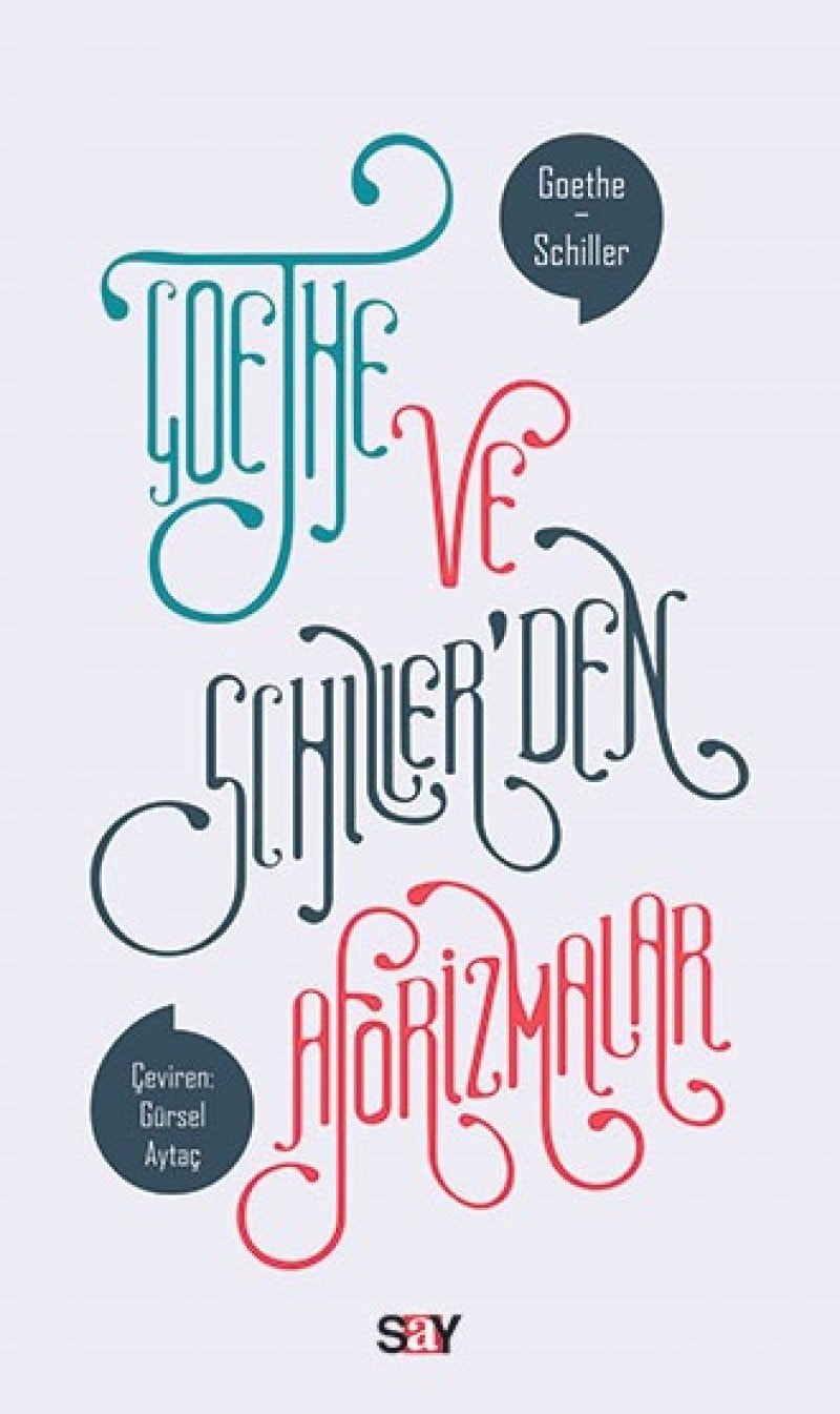 Goethe ve Schillerden Aforizmalar
