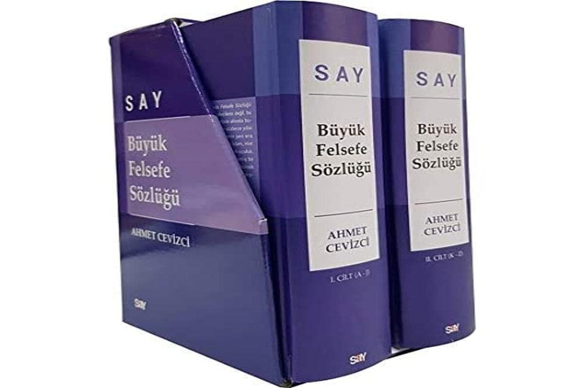 Say Büyük Felsefe Sözlügü 2 Cilt Takim Ciltli - Kutu Muhafazali