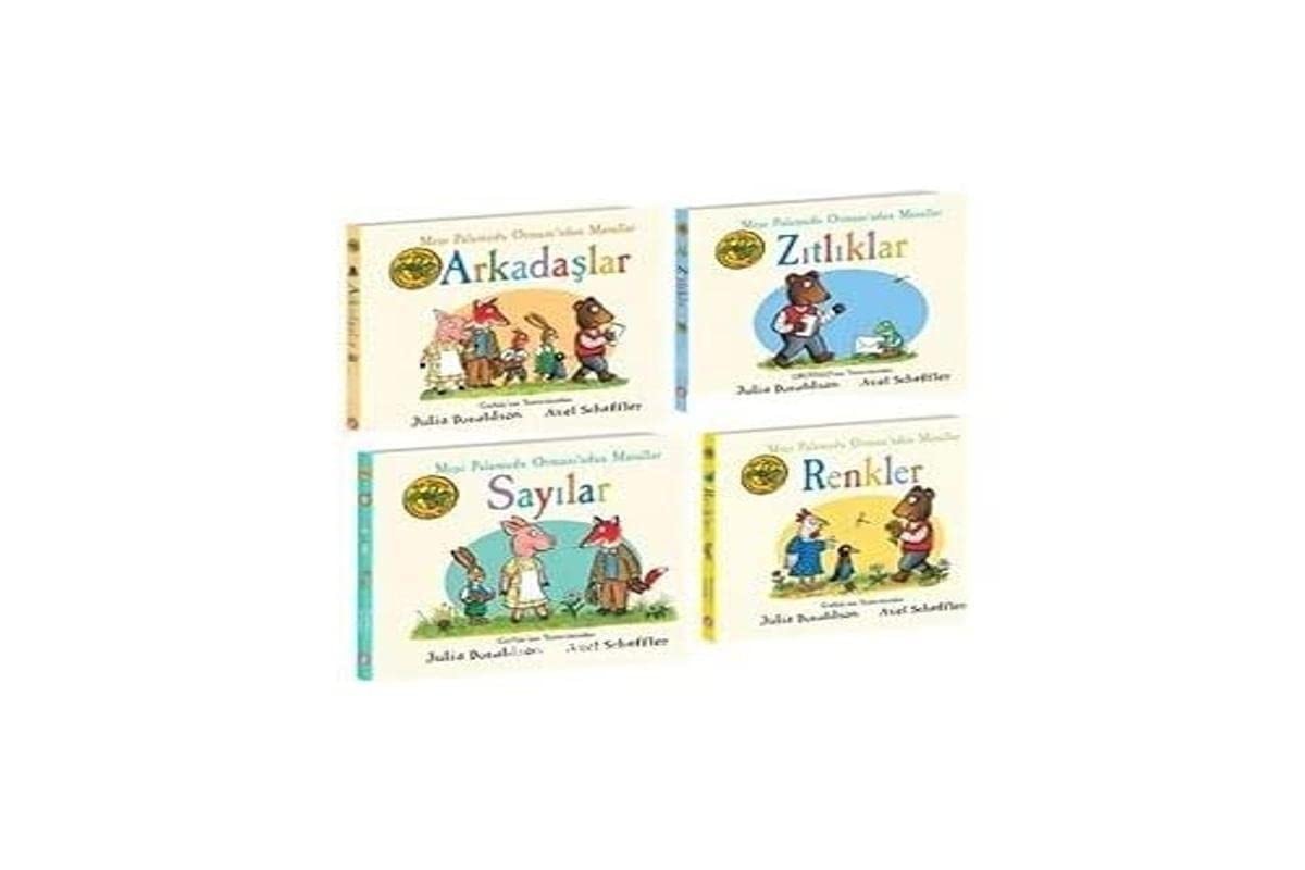 Mese Palamudu Ormanindan Masallar Ilk Kitaplarim Seti (4 Volumes Set)