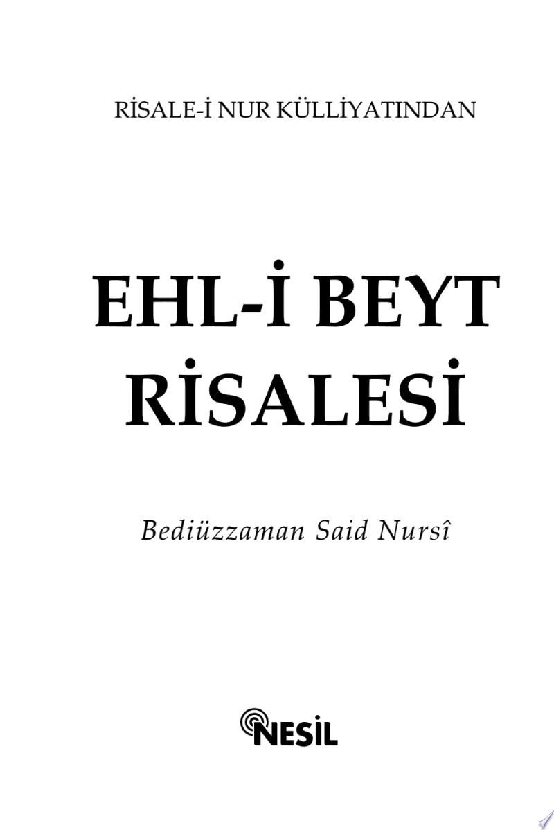 Ehl-i Beyt Risalesi