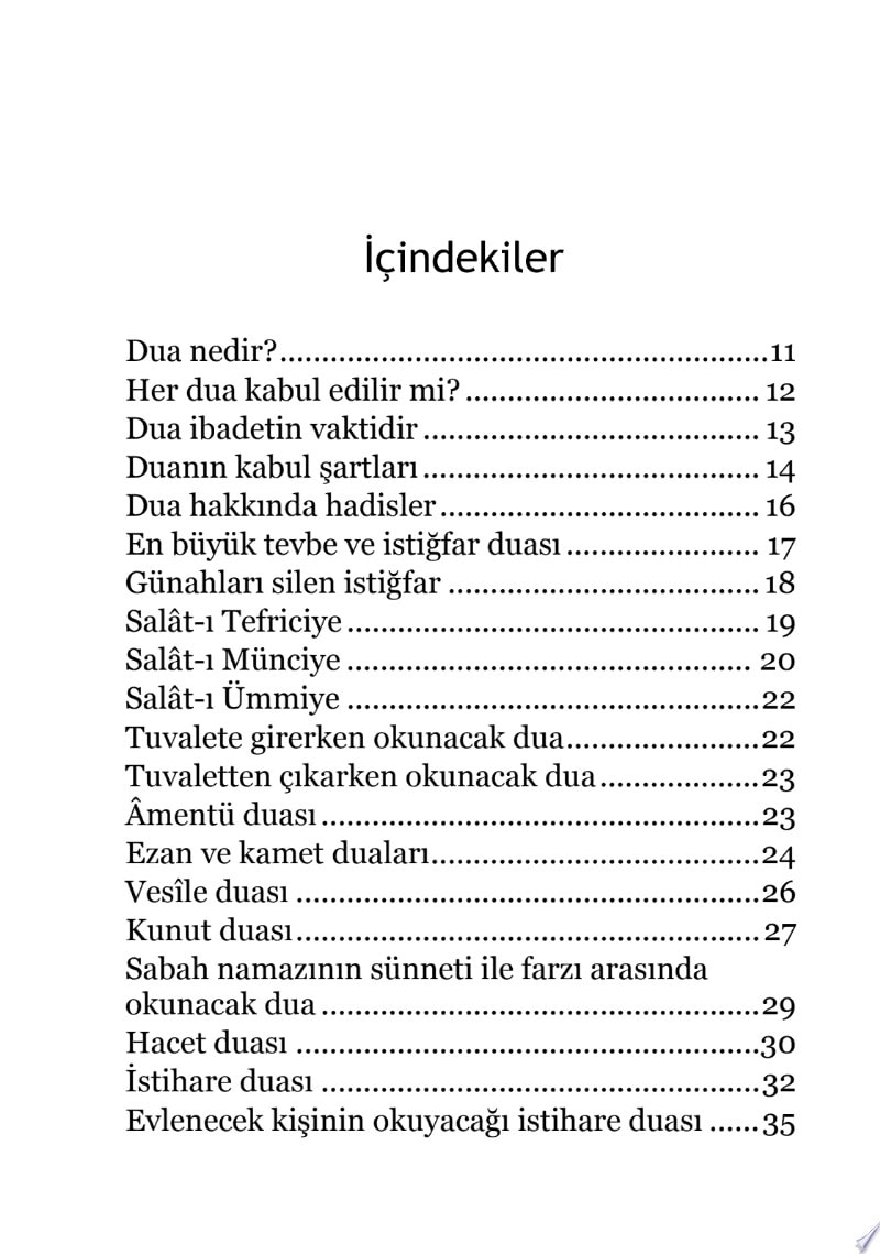 Peygamberimizden Günlük Dualar