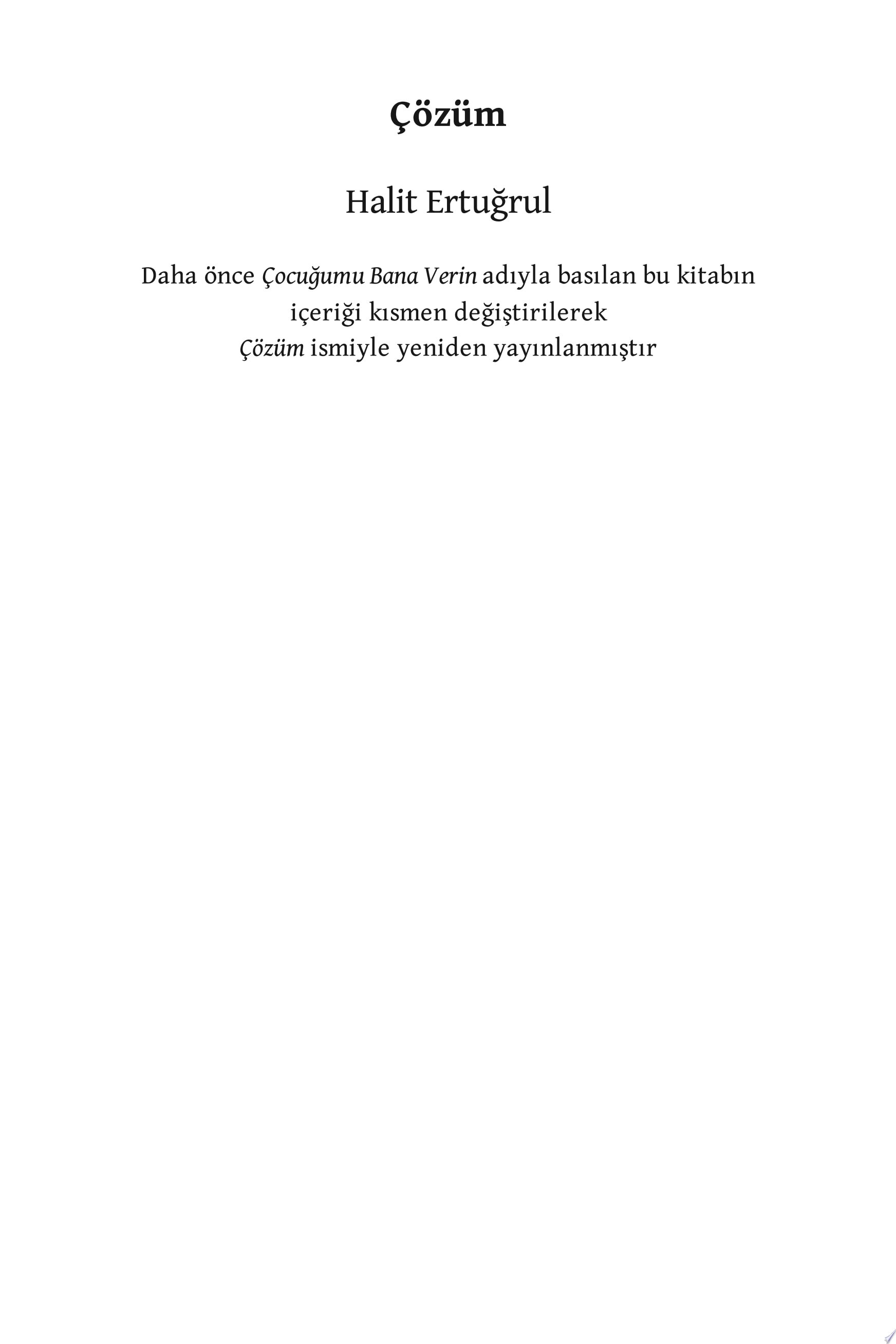 Çözüm