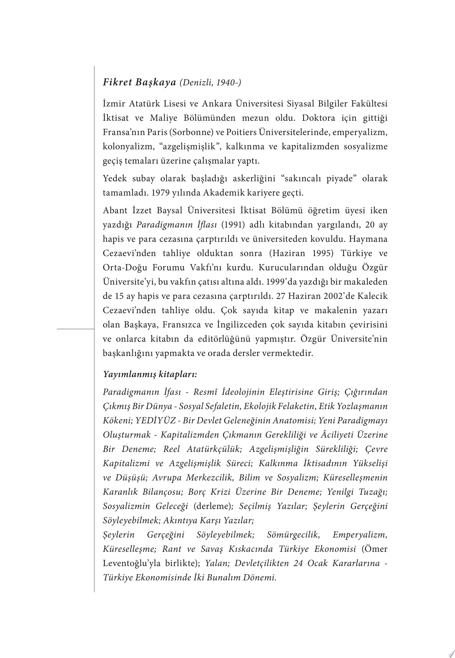 Paradigmanın İflası Resmî İdeolojinin Eleştirisine Giriş