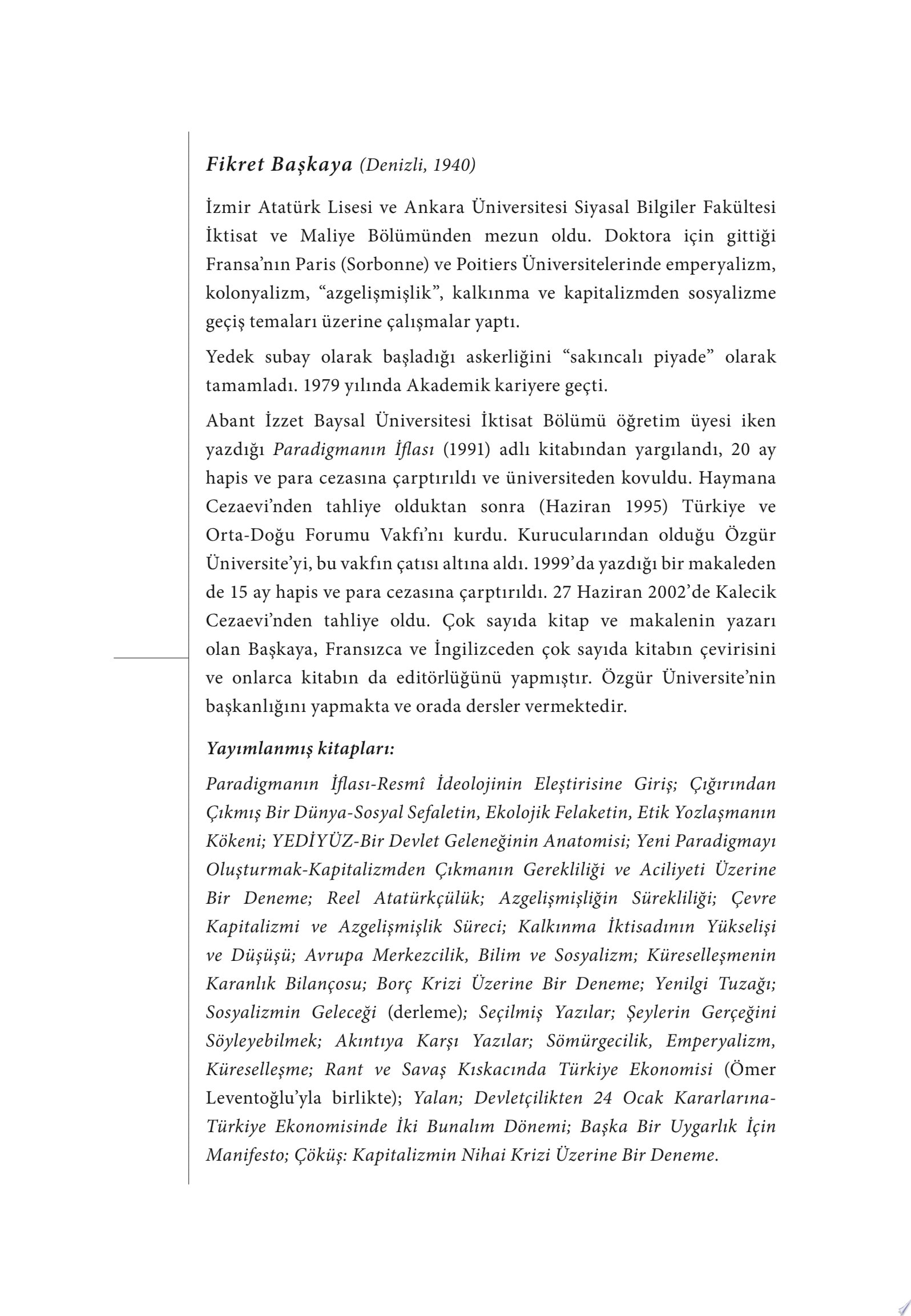 Yeni Paradigmayı Oluşturmak