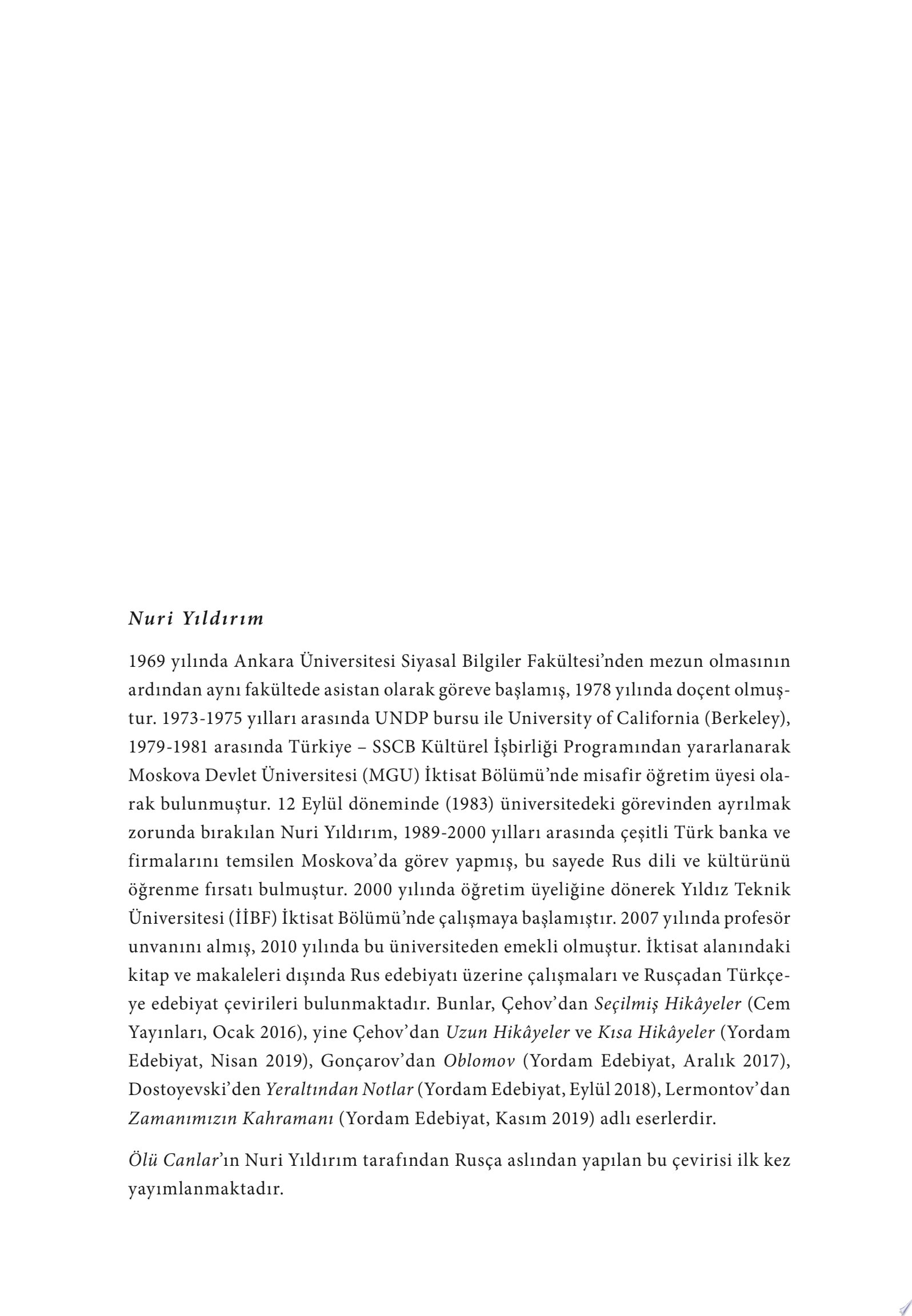 Ölü Canlar
