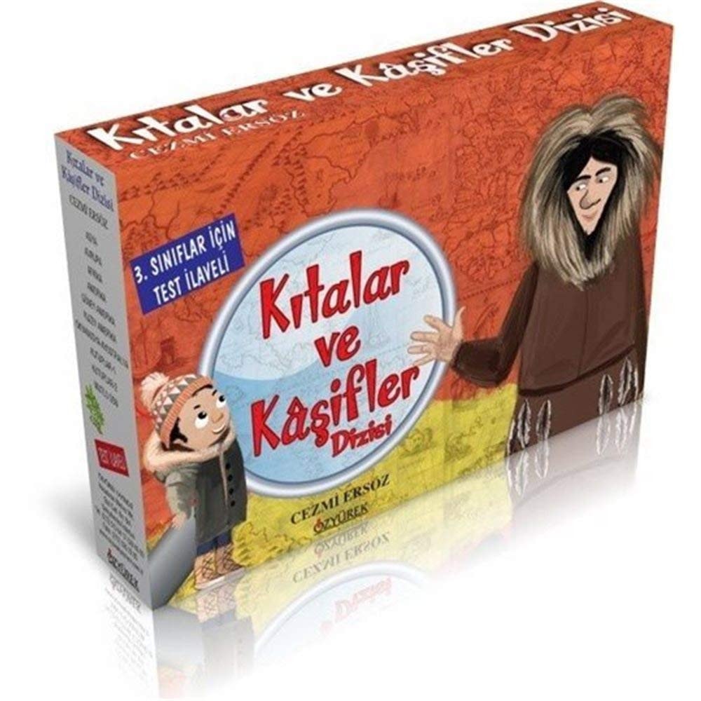 Kitalar ve Kasifler Dizisi (10 Kitap Kutulu): 3. Siniflar Için Test Ilaveli