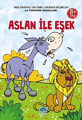 3 Sinif 100 Temel Eserden Secmeler; Aslan Ile Esek