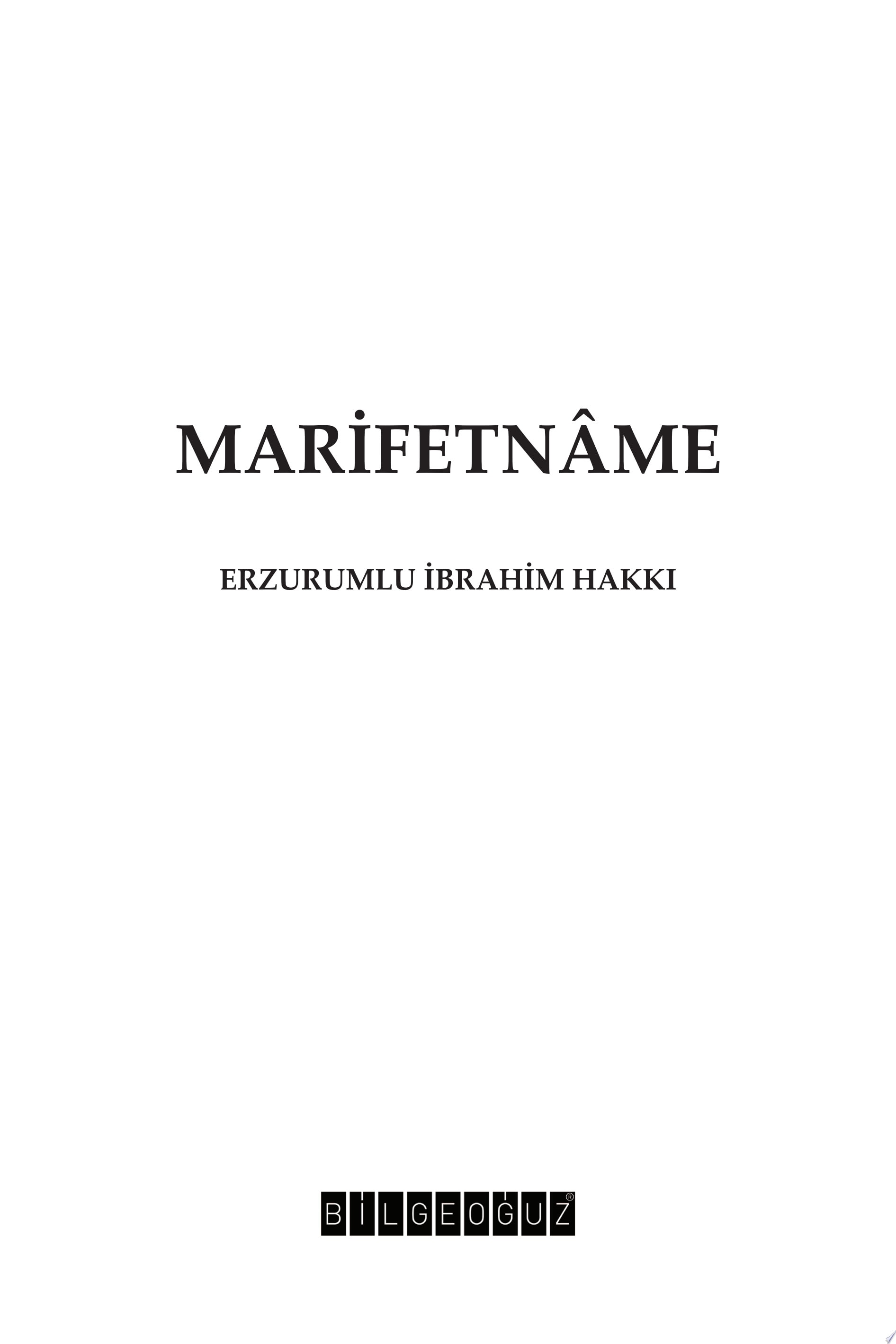 Mârifetnâme