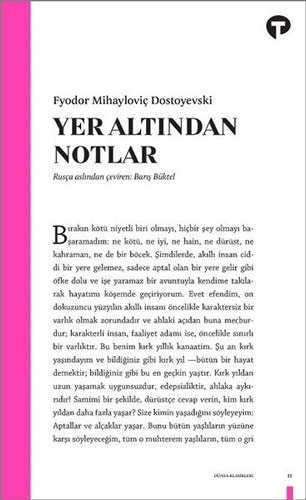 Yer Altindan Notlar