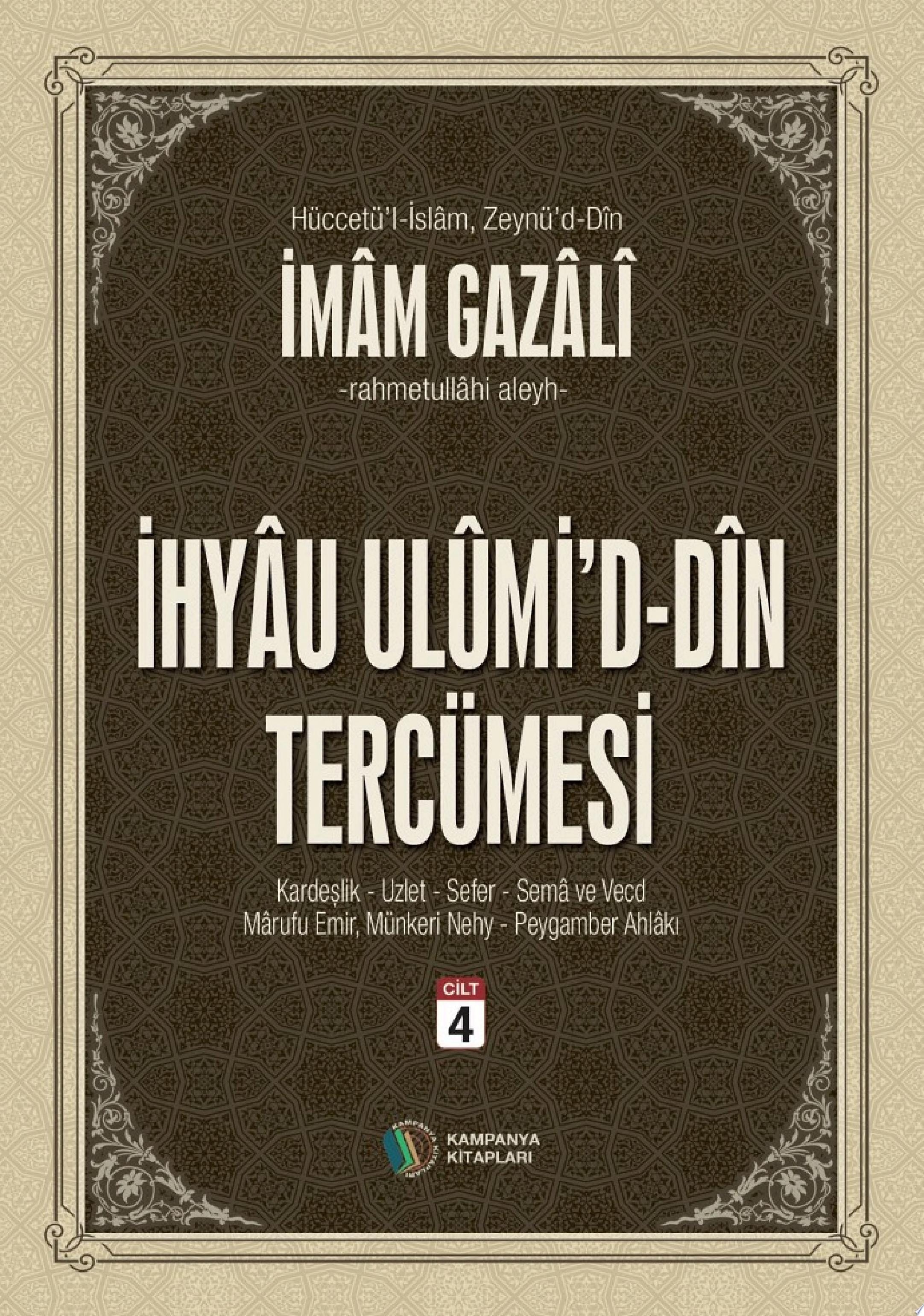 İhyau Ulumid'd-Din Cilt:4