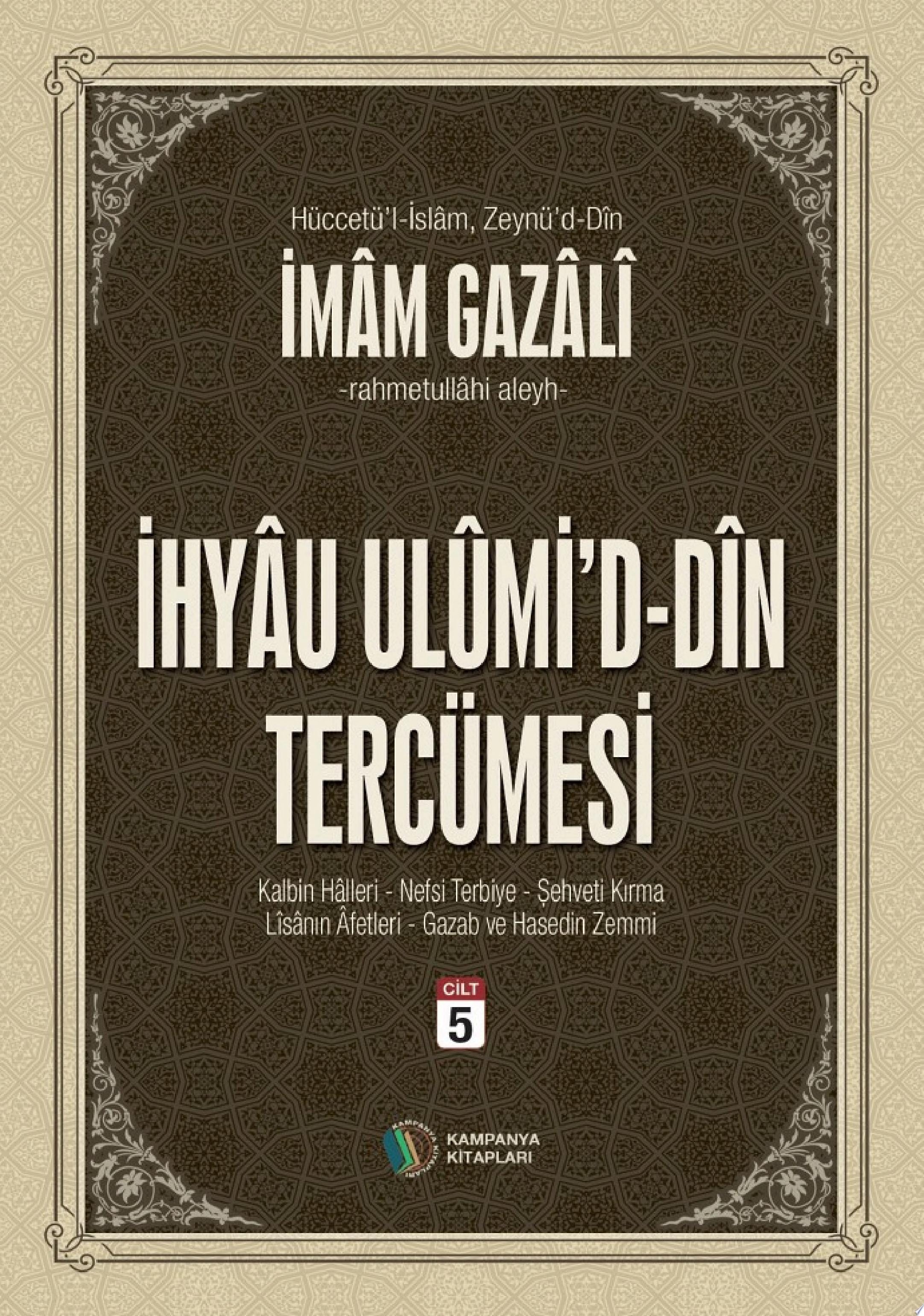 İhyau Ulumid'd-Din Cilt:5