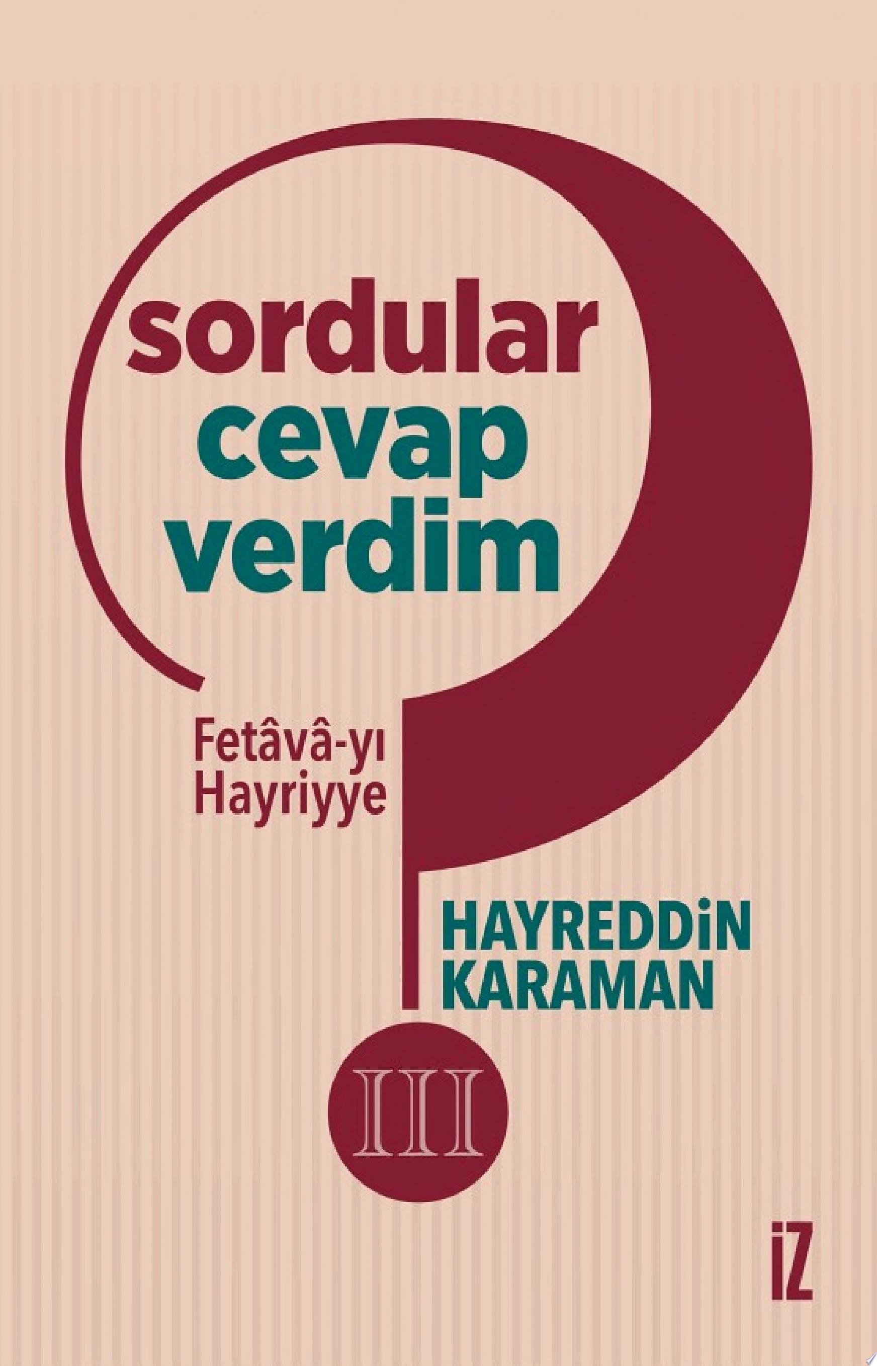 Sordular Cevap Verdim - 3 (İz Yayıncılık)