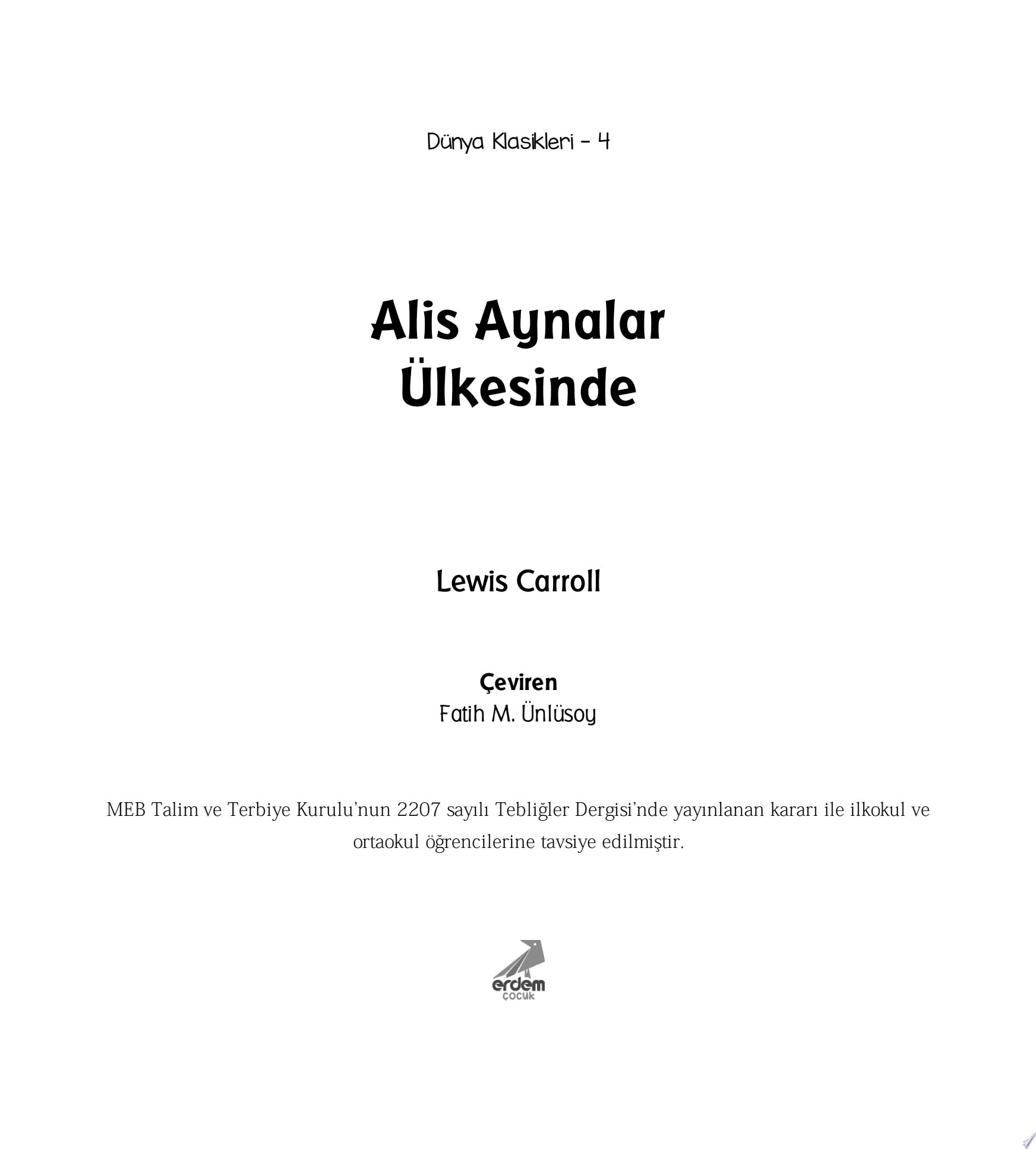 Alis Aynalar Ülkesinde (Erdem Çocuk)