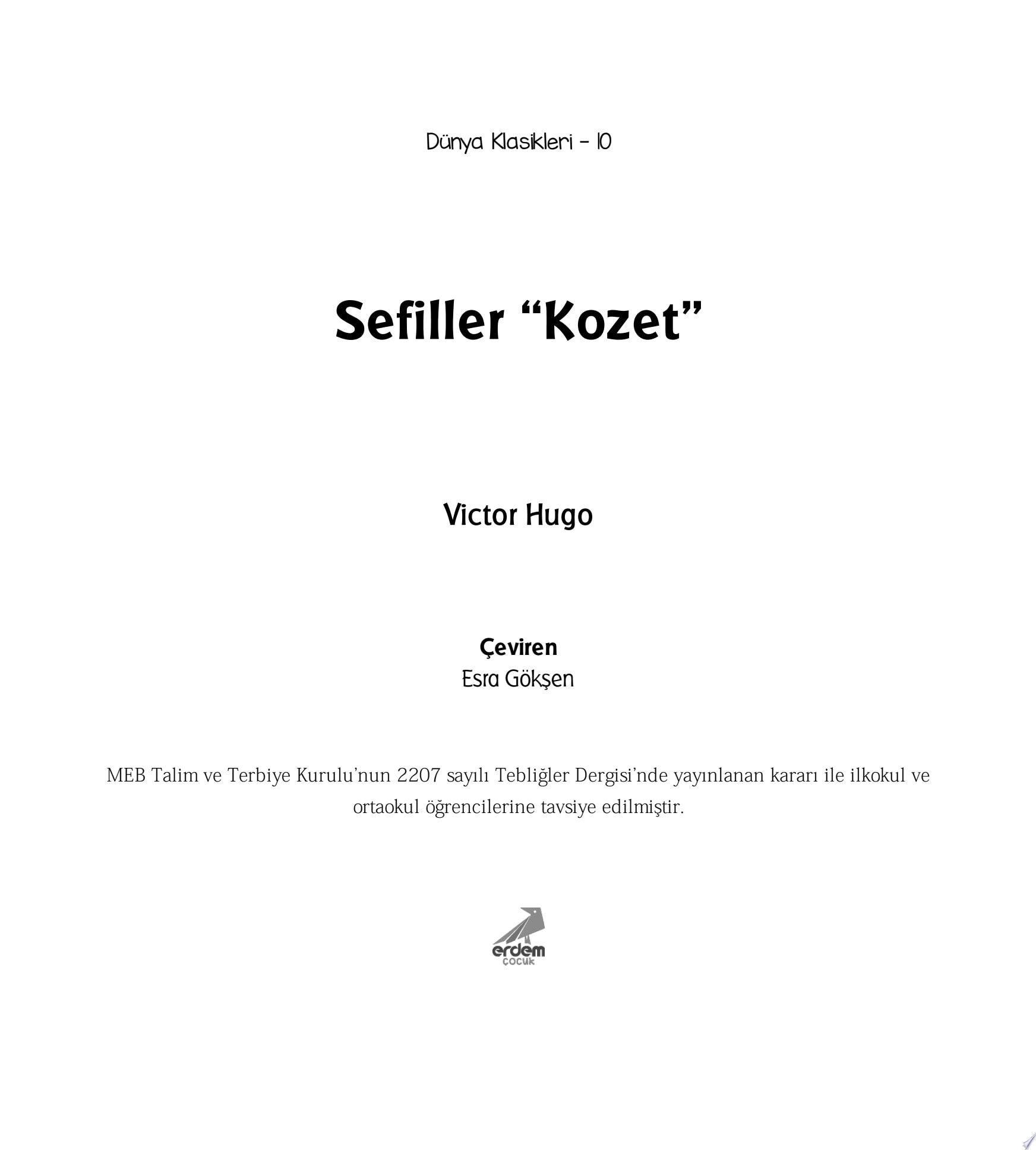 Sefiller Kozet