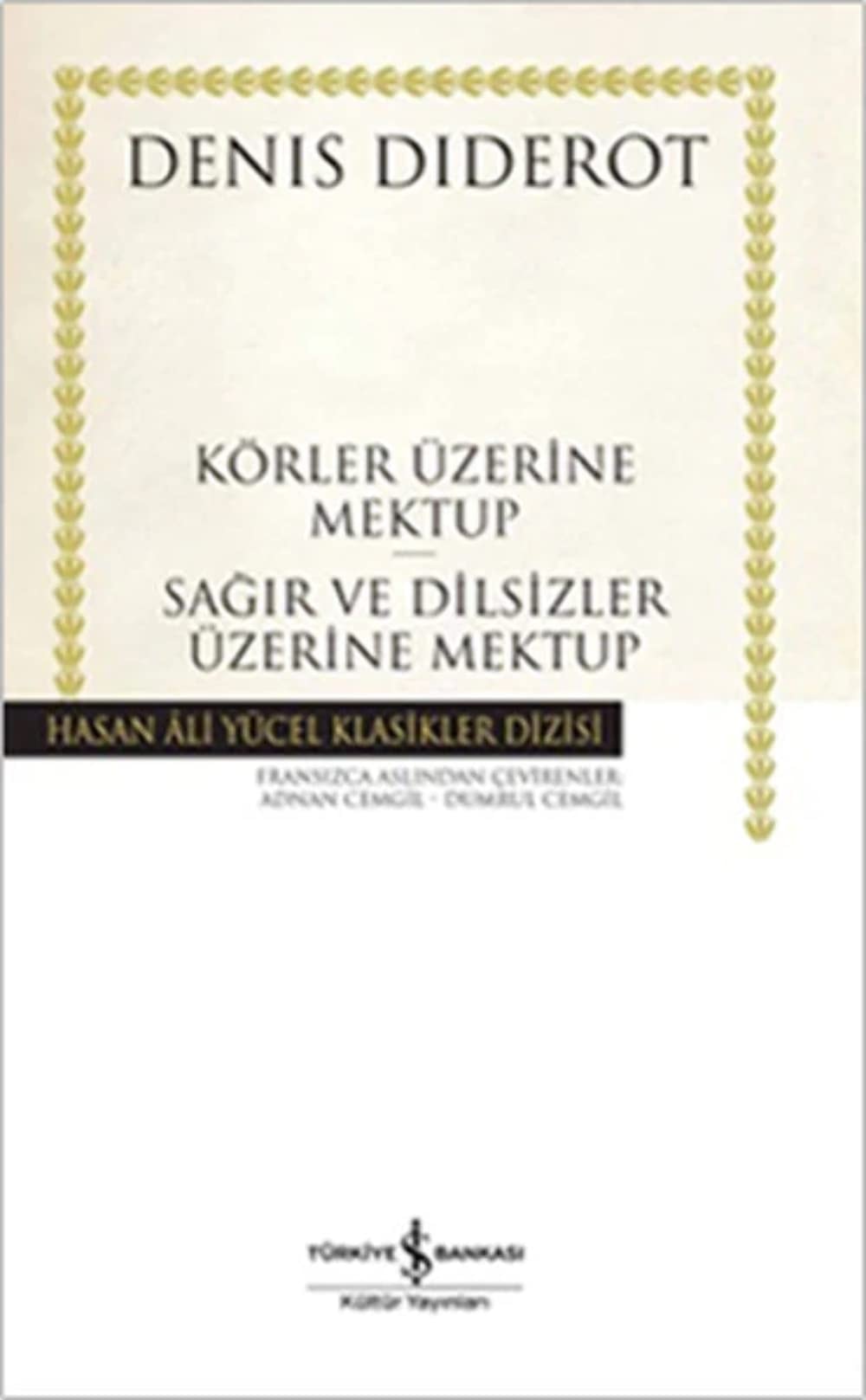 Körler üzerine mektup sağır ve dilsizler üzerine mektup