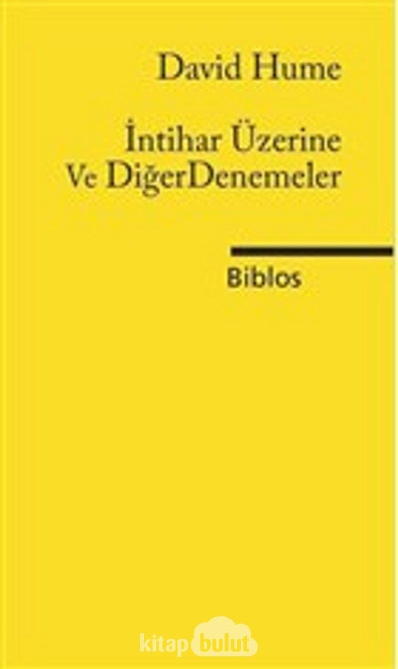 Intihar Üzerine ve Diger Denemeler