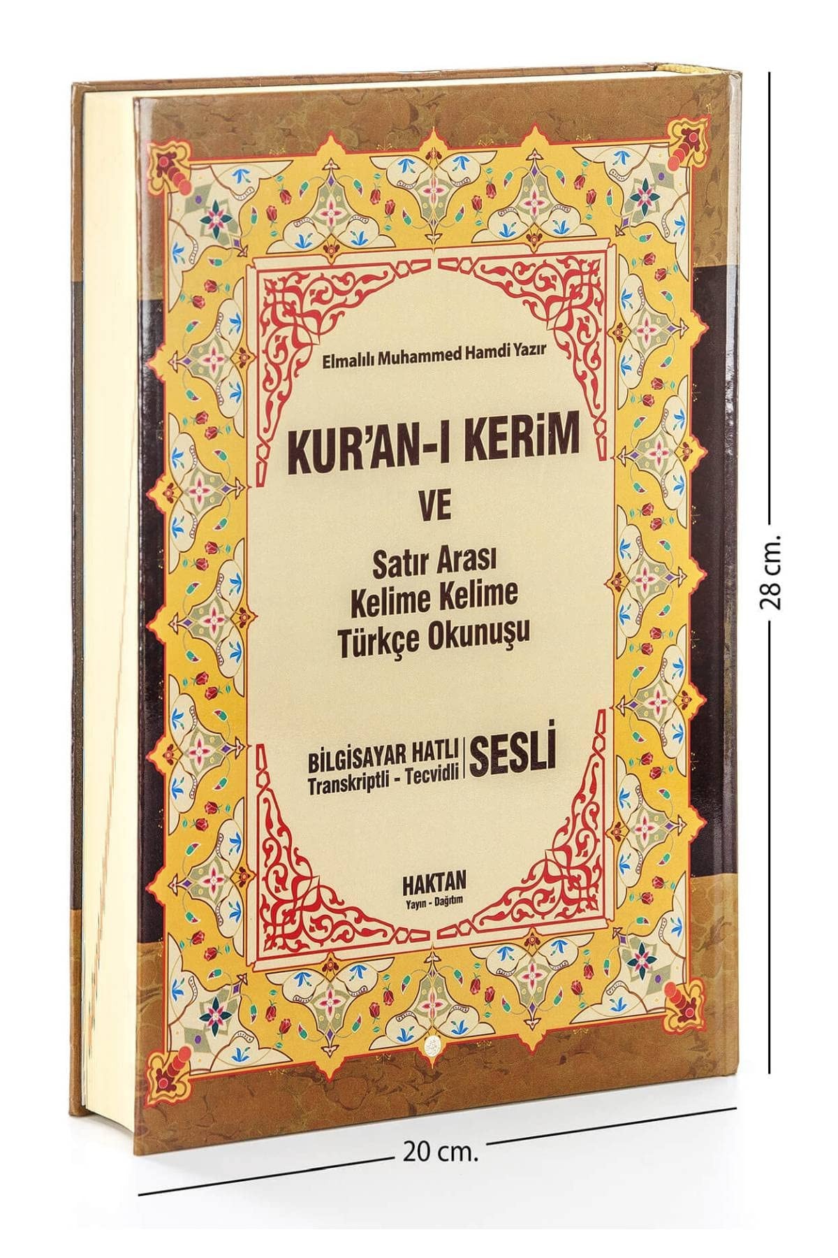 Kur'an-i Kerim ve Satir Arasi Kelime Meali (Rahle Boy)