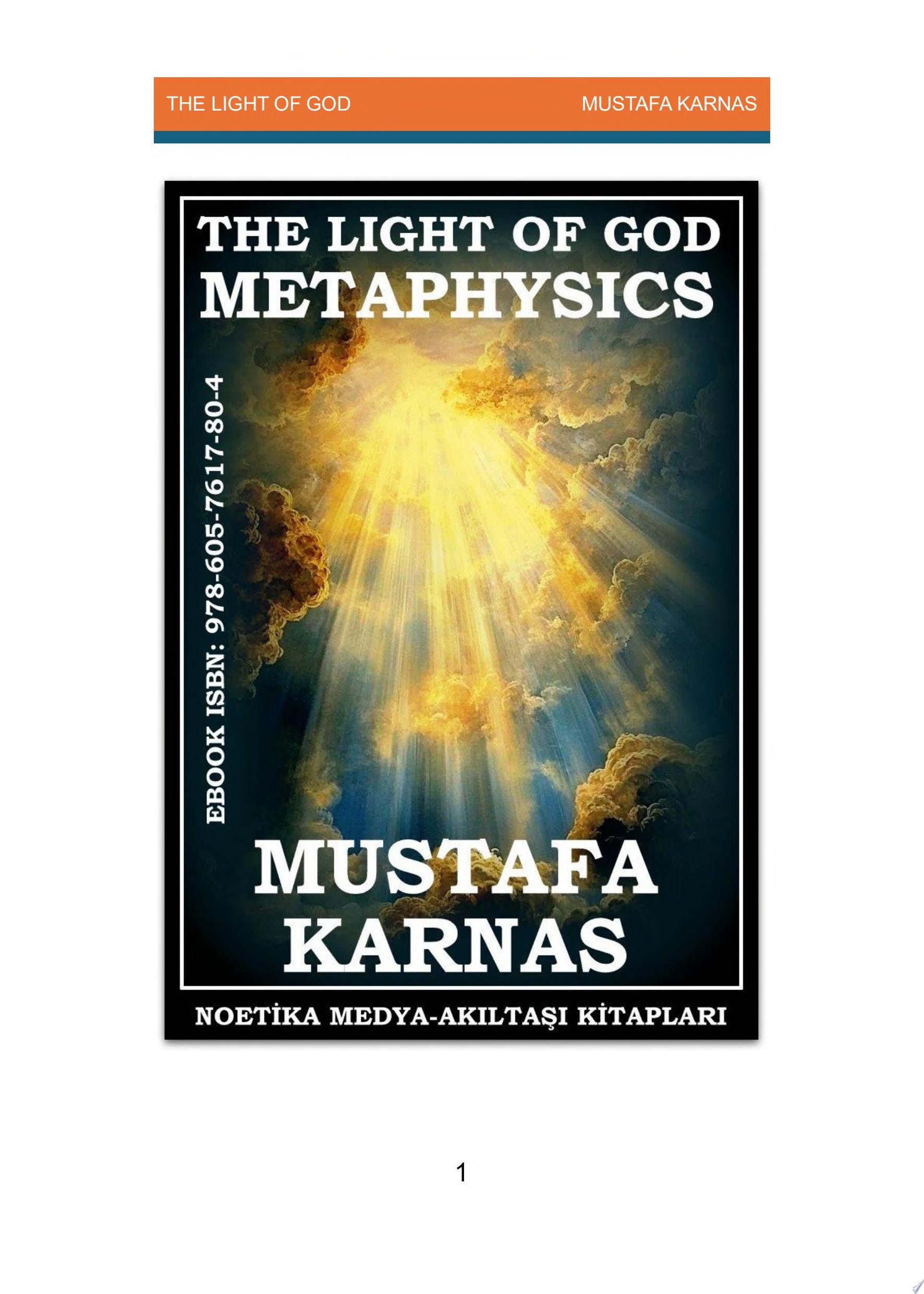 THE LIGHT OF GOD METAPHYSICS