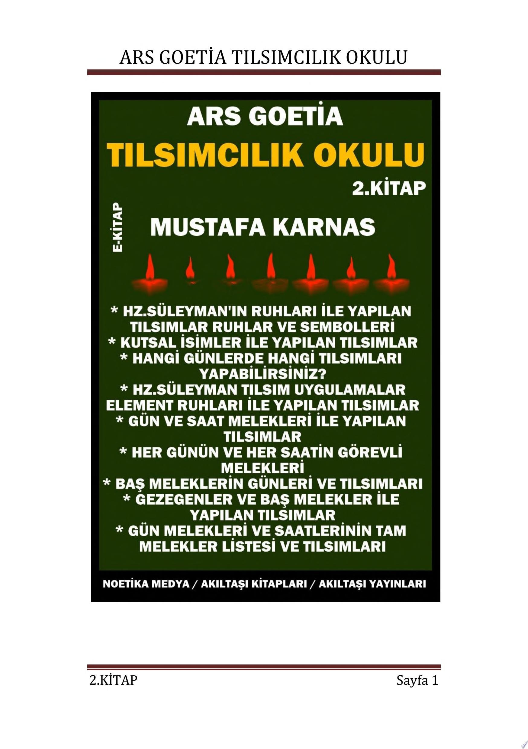 Ars Goetia Tılsımcılık Okulu 2