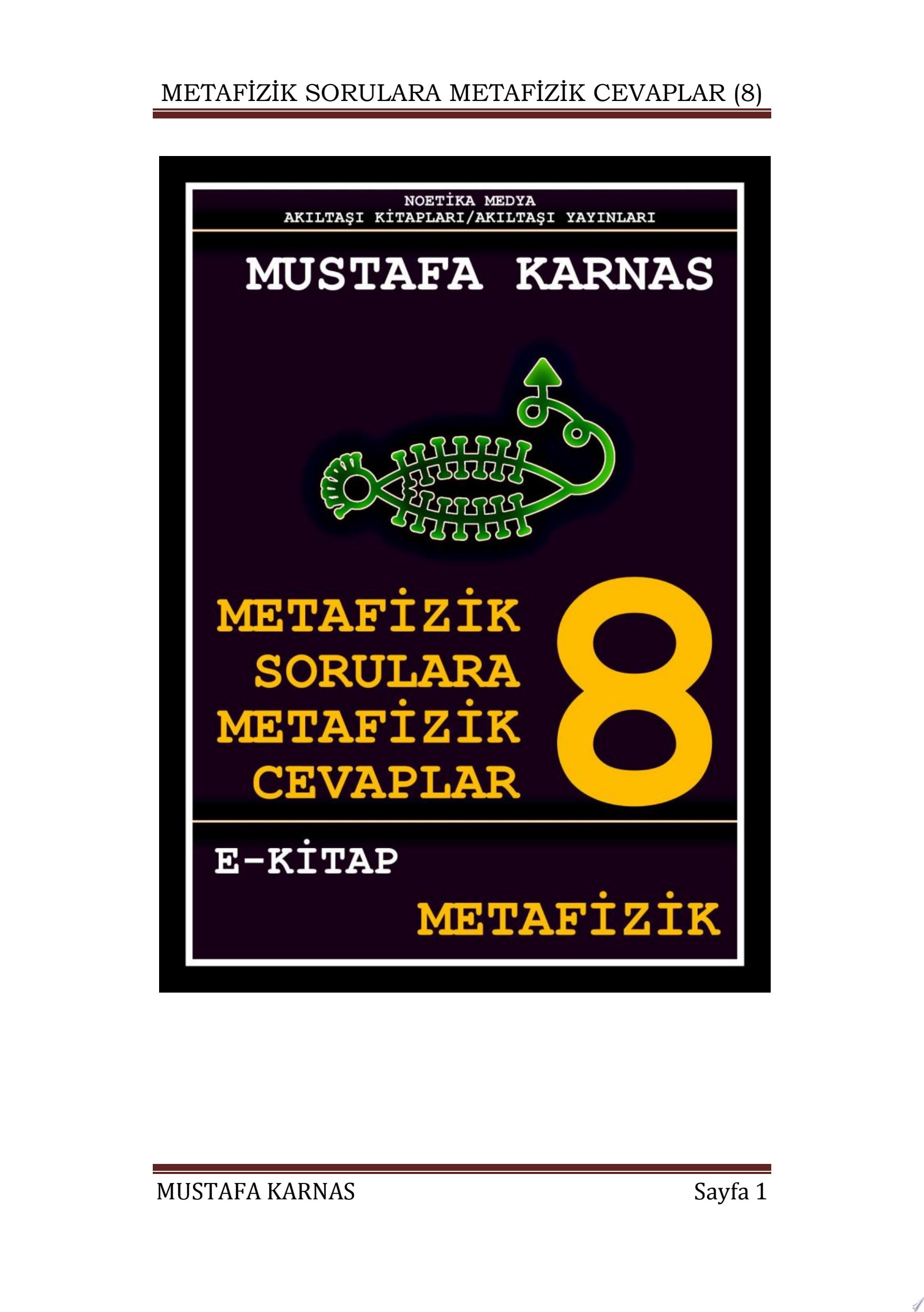 Metafizik Sorulara Metafizik Cevaplar 8