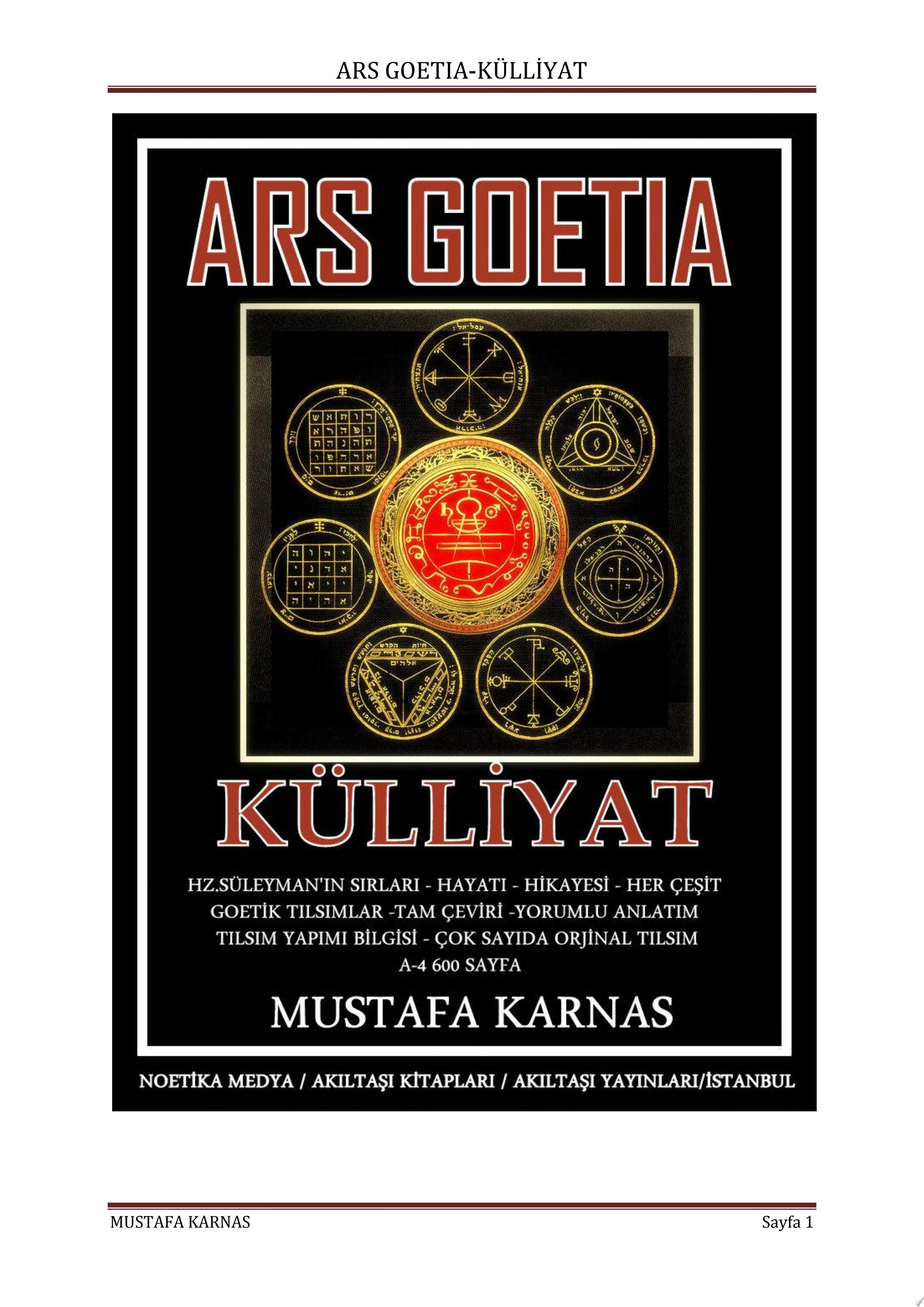 Ars Goetia - Külliyat