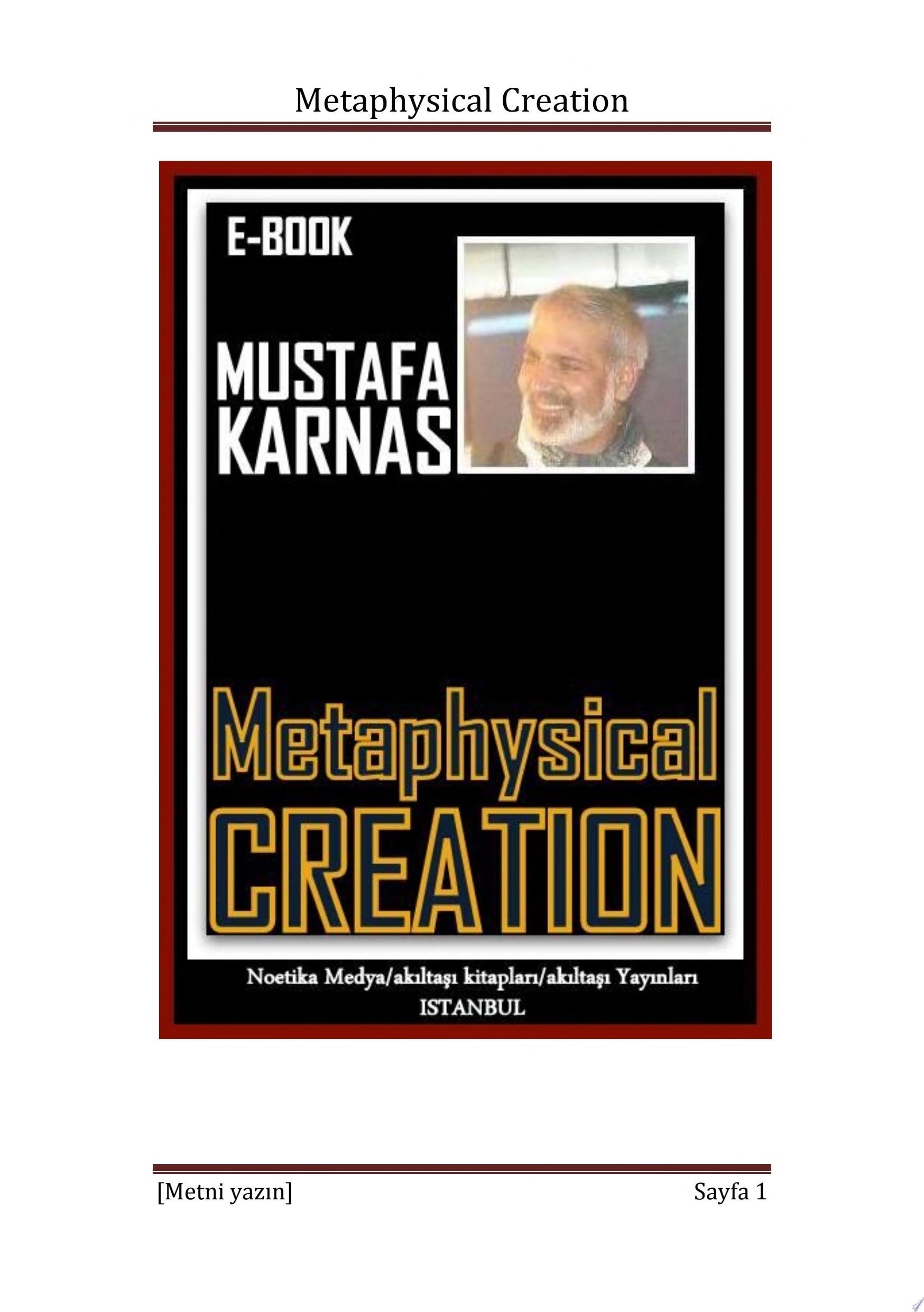 Metaphysical Creation