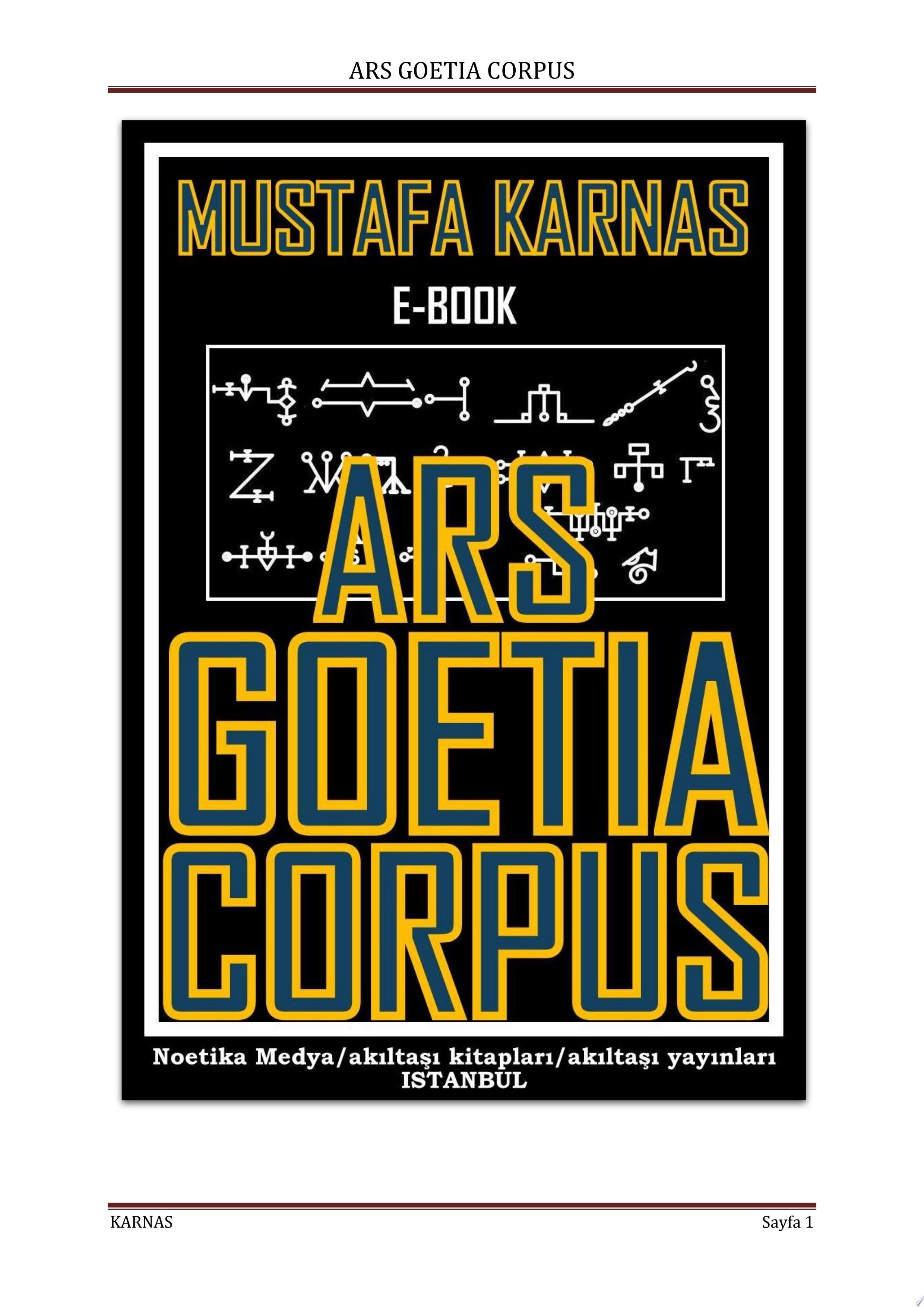 ARS GOETIA CORPUS