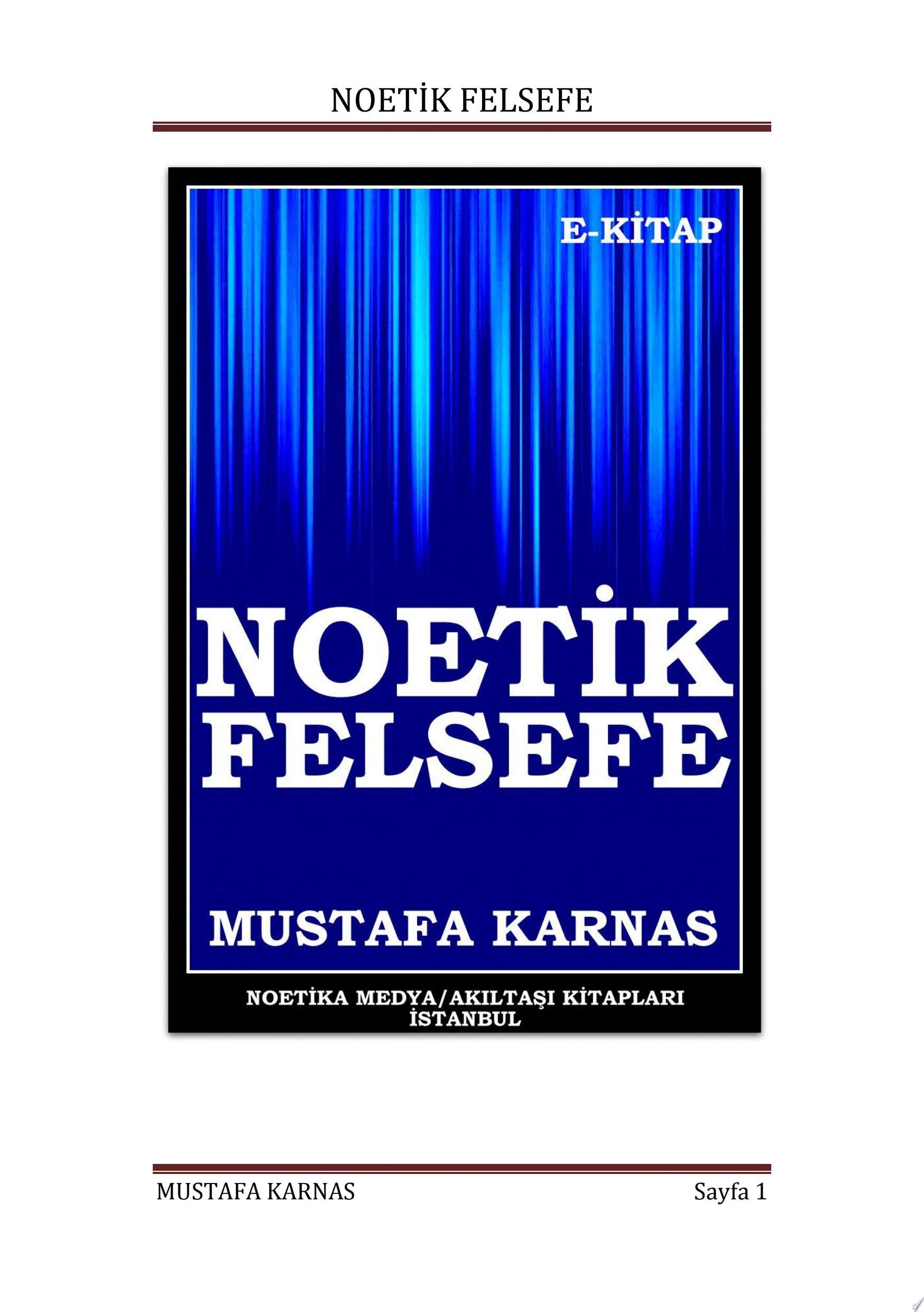 NOETİK FELSEFE