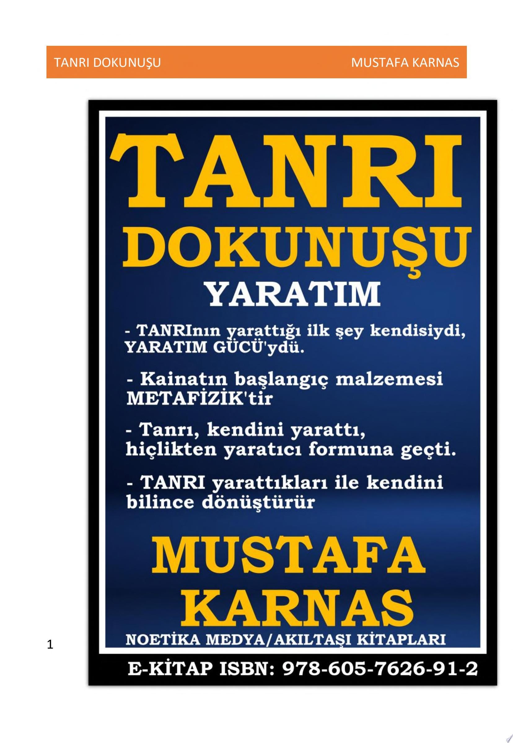 TANRI DOKUNUŞU