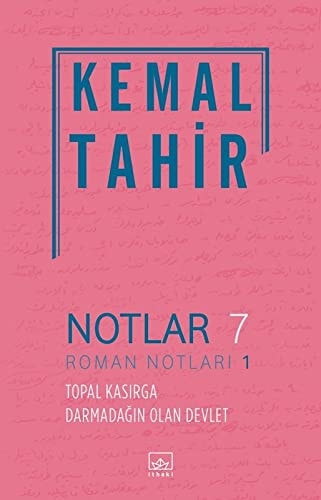 Notlar 7 - Roman Notlari 1 Topal Kasirga Darmadagin Olan Devlet