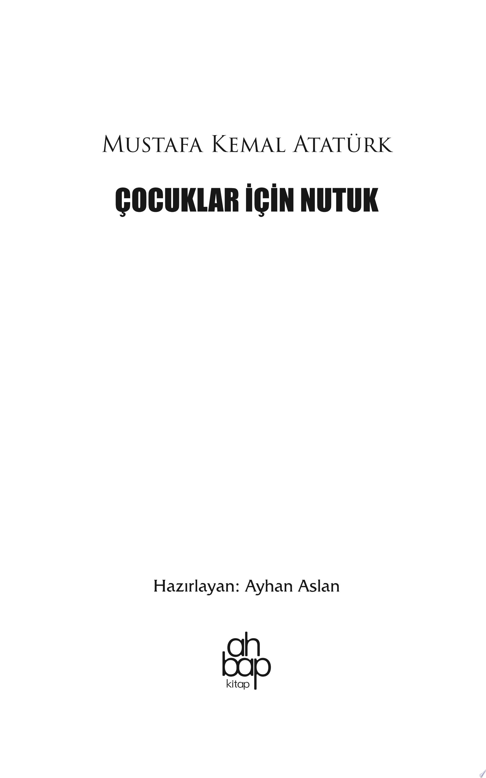 Çocuklar İçin Nutuk