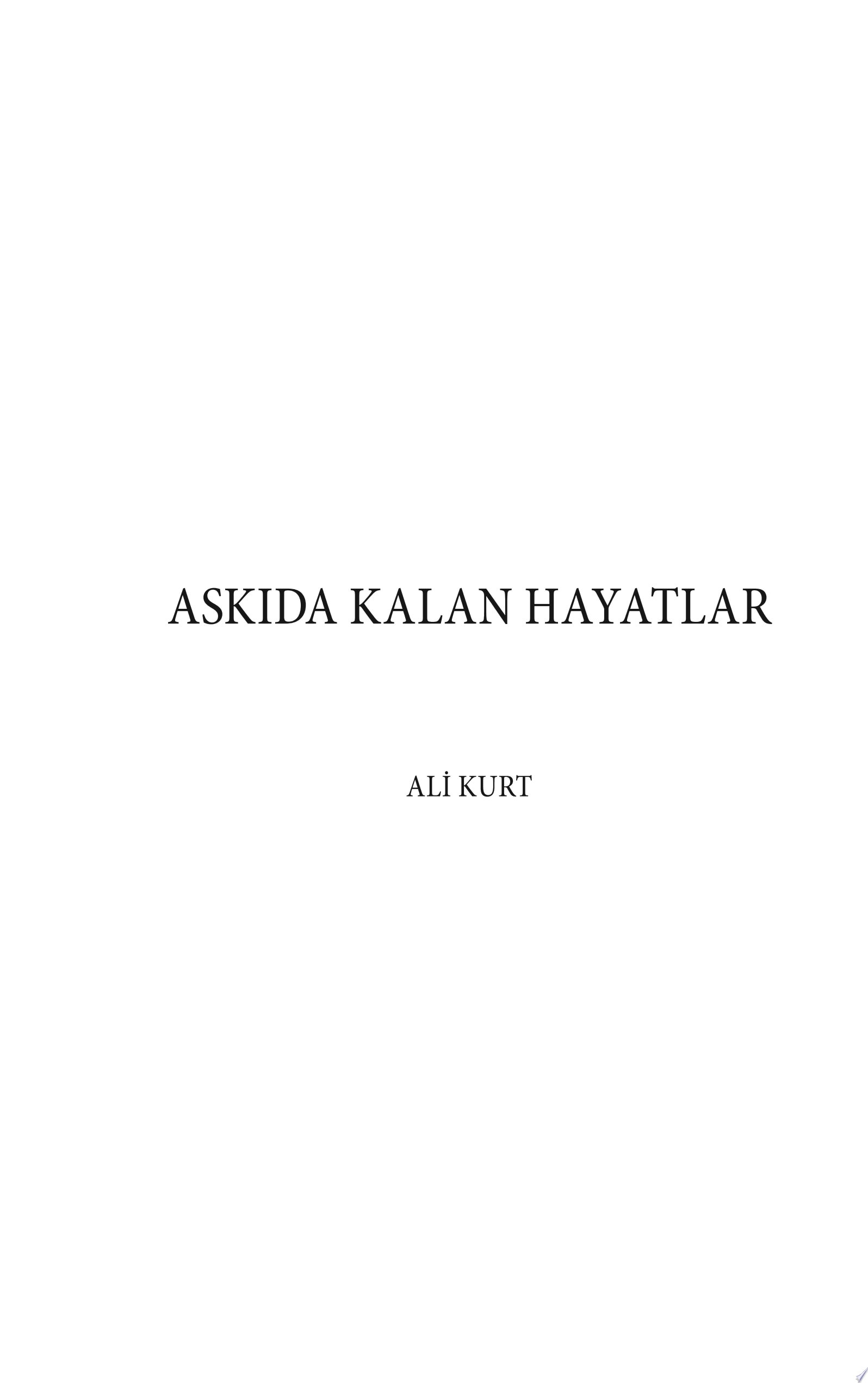 Askıda Kalan Hayatlar