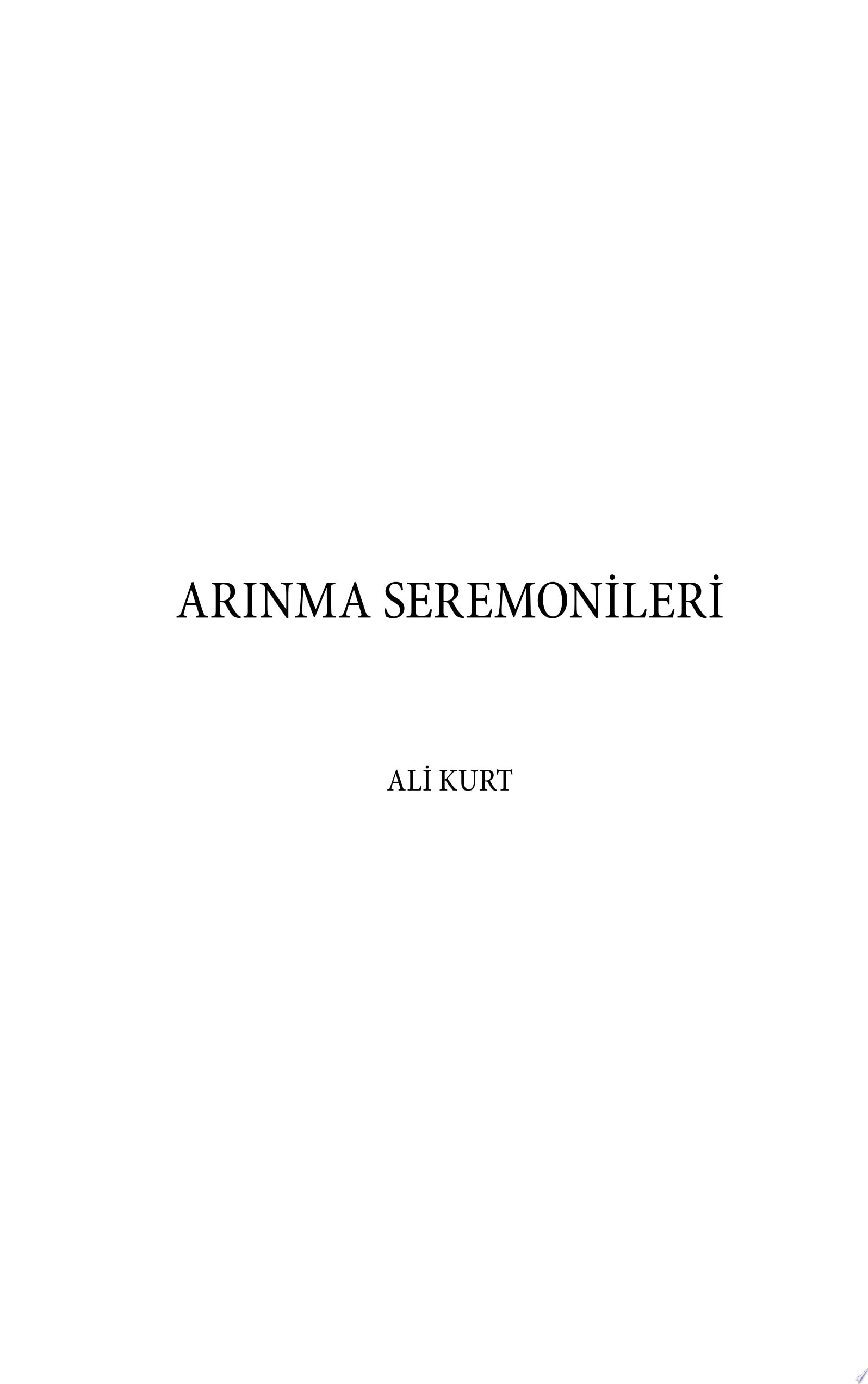 Arınma Seremonileri