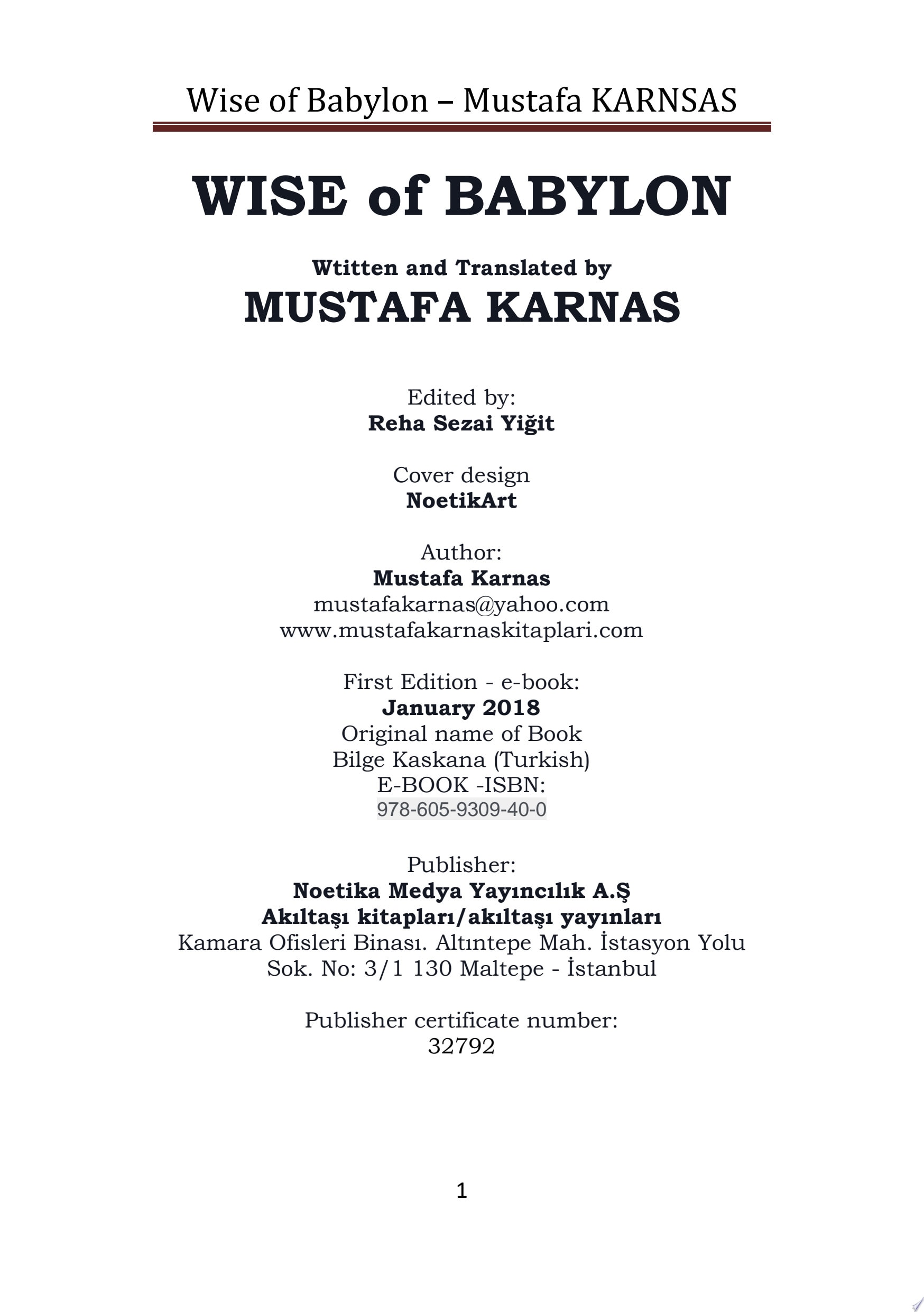 WISE of BABYLON