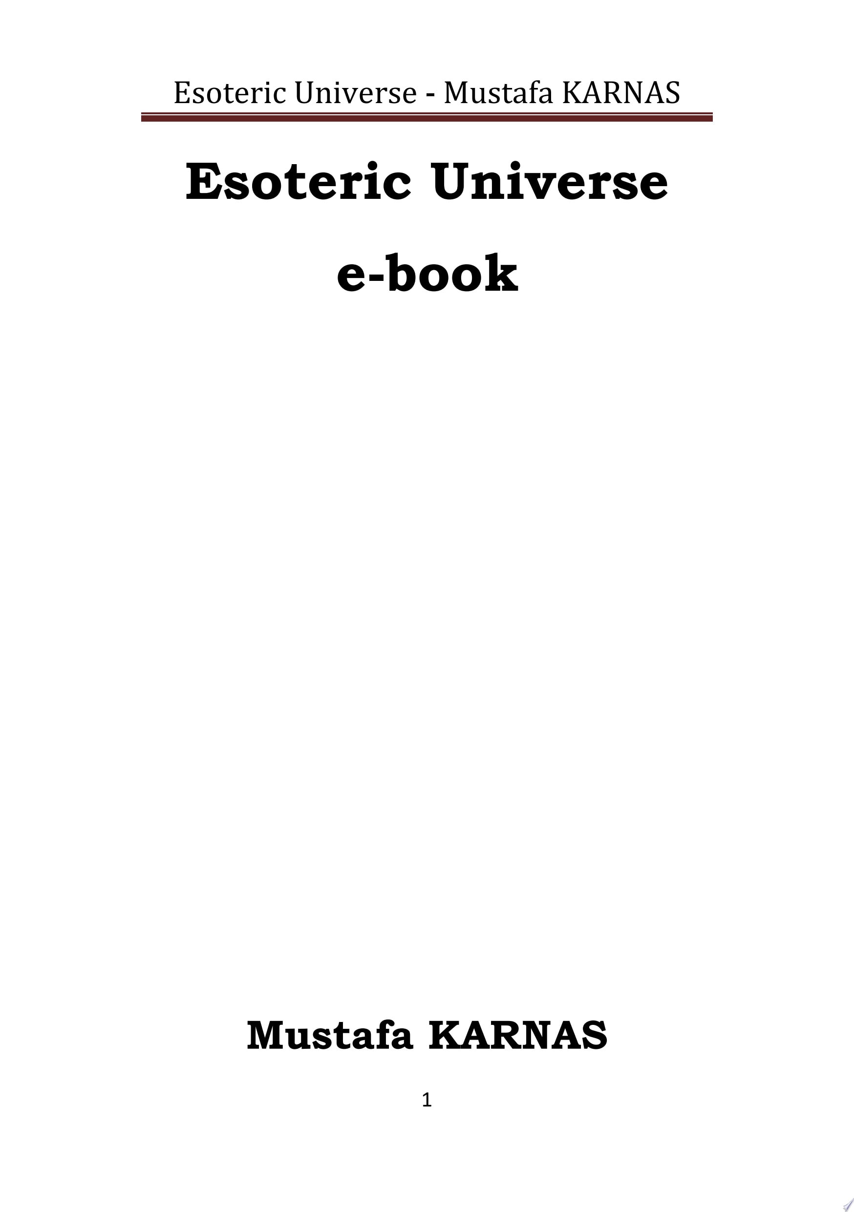Esoterıc Unıverse