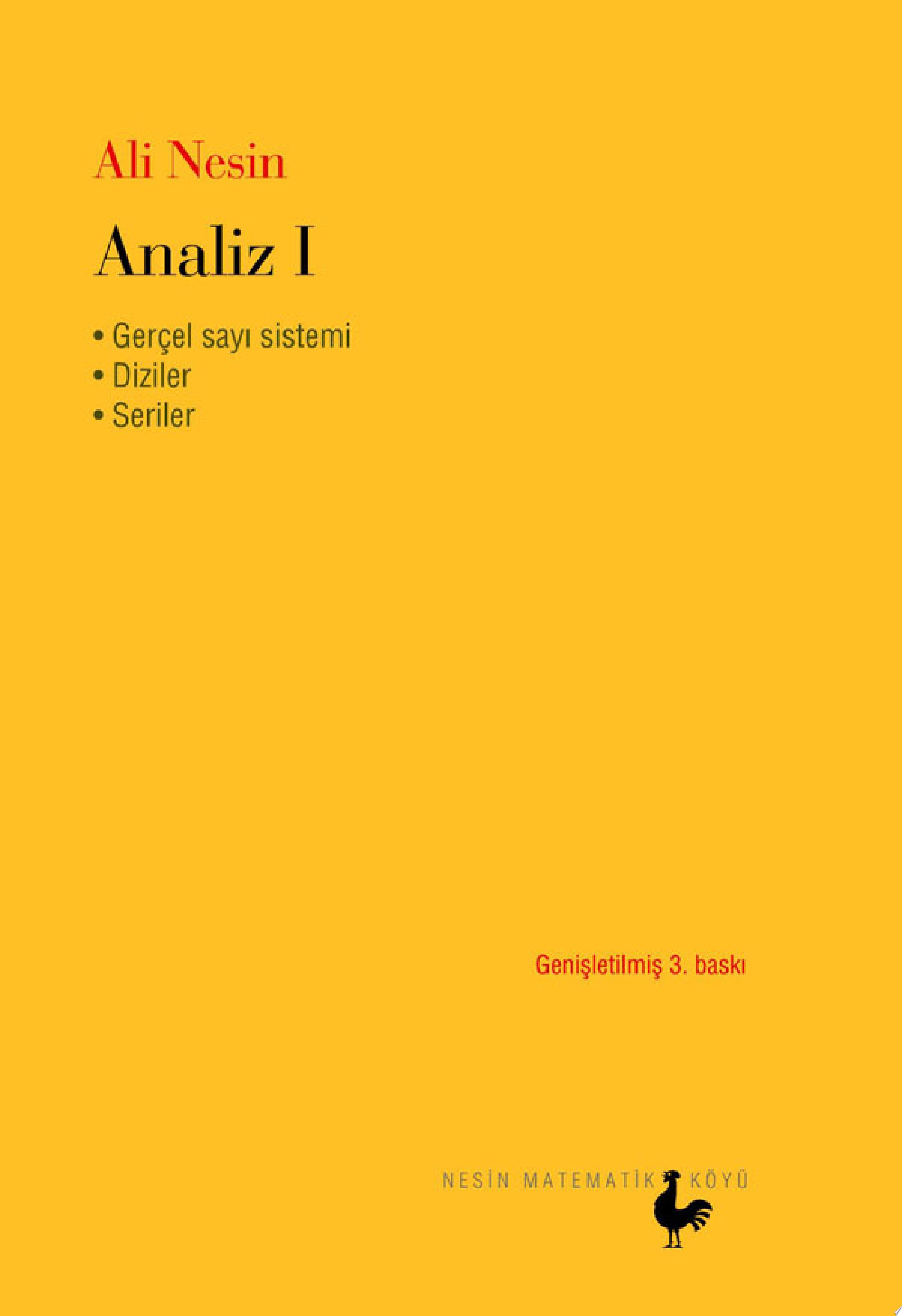 Analiz I