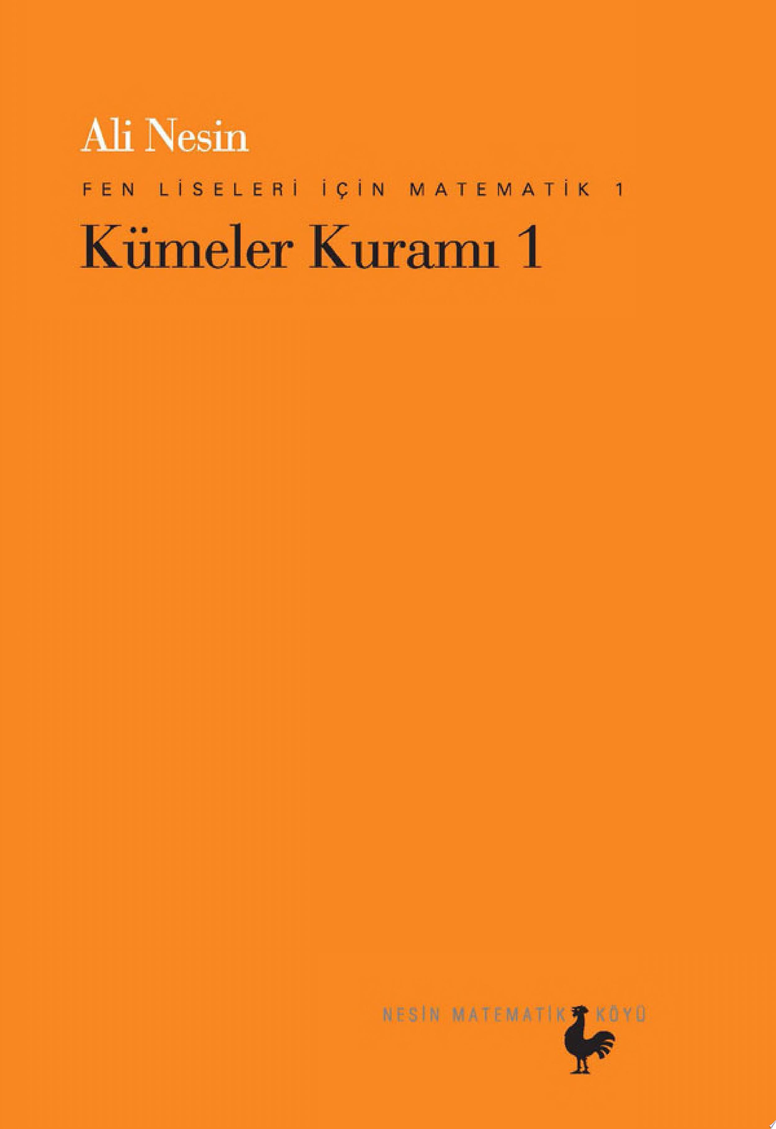 Fen Liseleri İçin Mat. 1 - Kümeler Kuramı 1