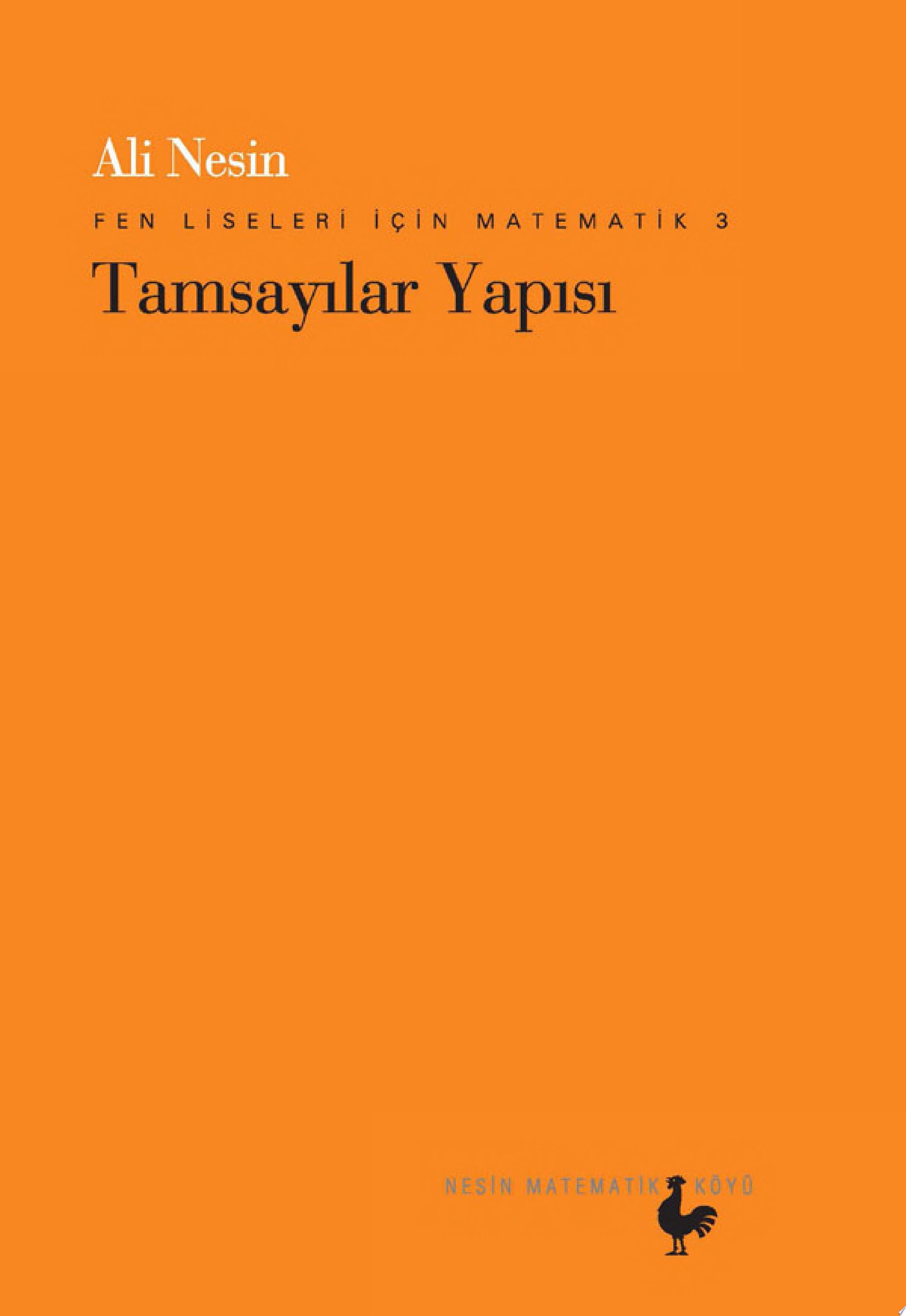 Fen Liseleri İçin Mat. 3 - Tamsayılar Yapısı