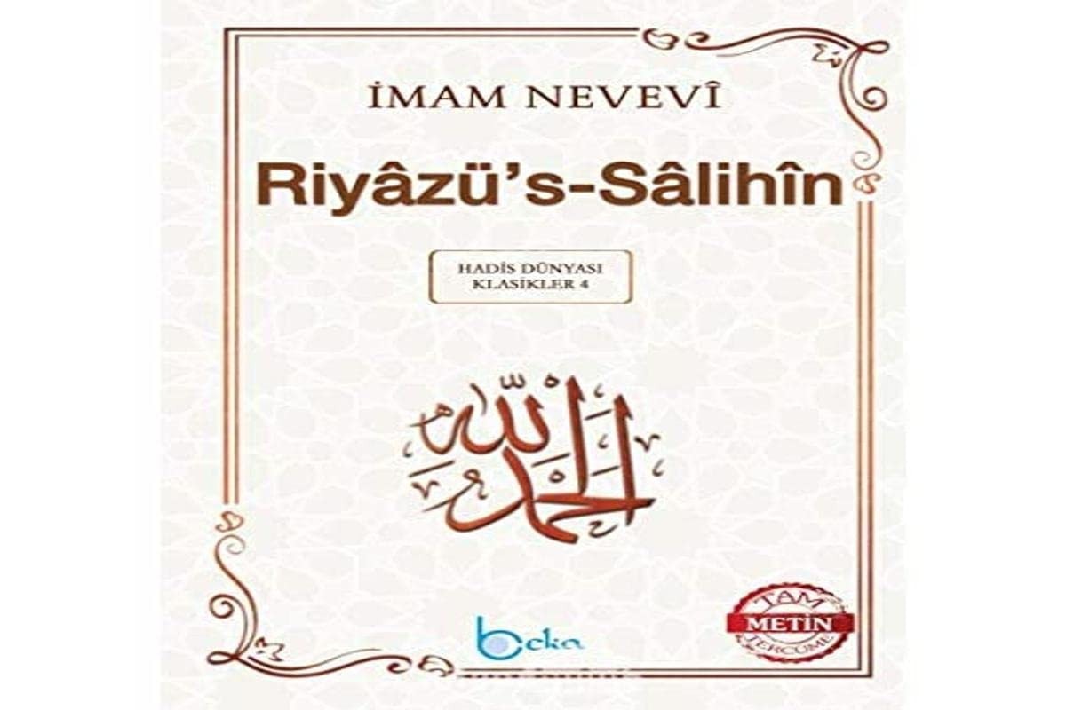 Riyazüs-Salihin Büyük Boy, Arapca Metinli, Ciltli