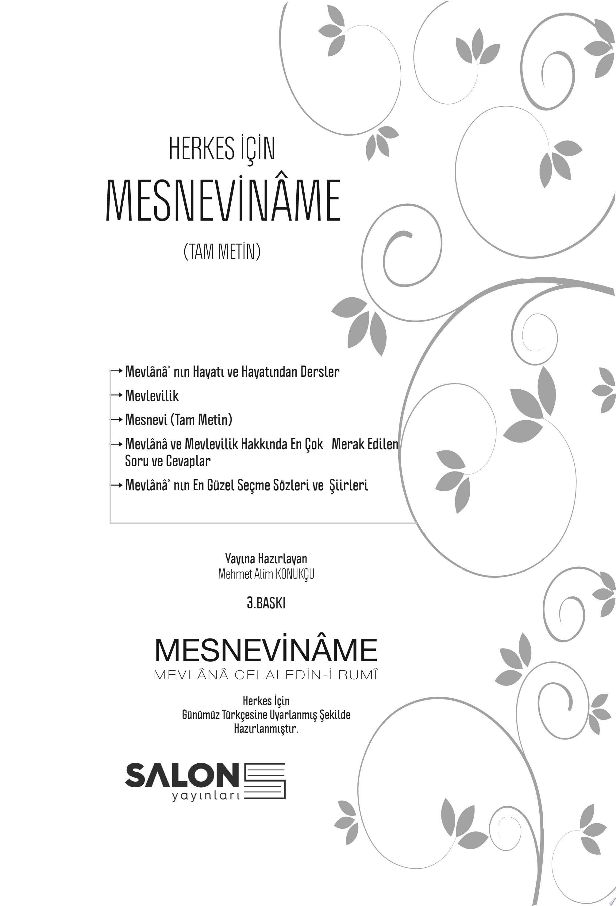 HERKES İÇİN MESNEVİNAME