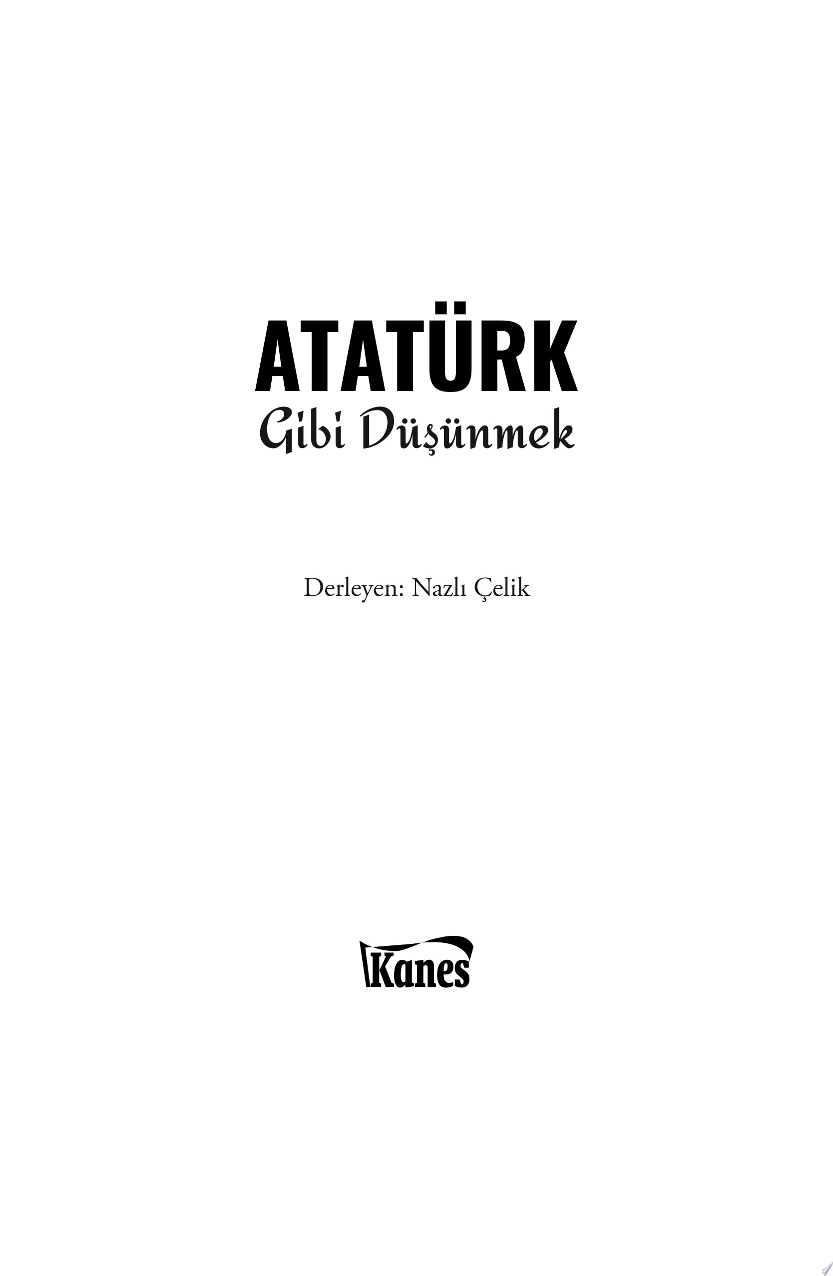 Atatürk Gibi Düşünmek