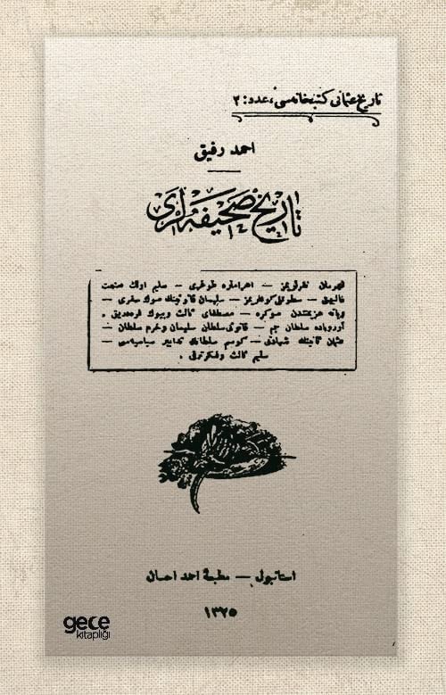 Tarih Sahifeleri (Osmanlica)