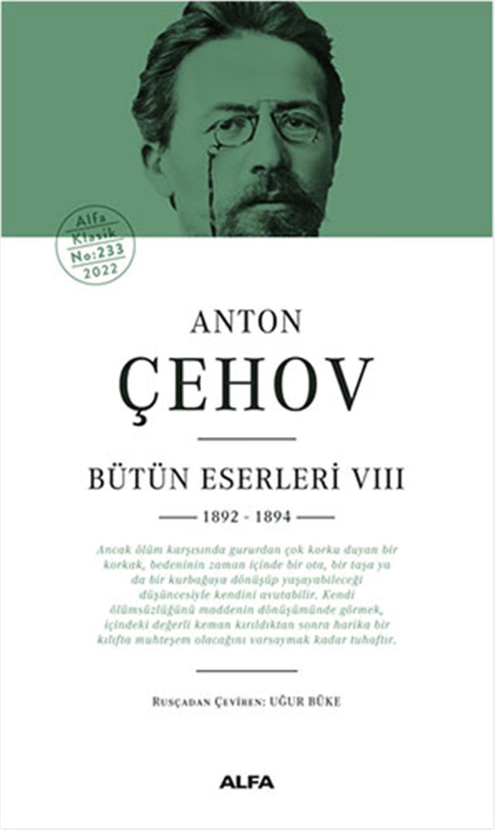 Anton Cehov Bütün Eserleri 8 Ciltli - 1892-1894